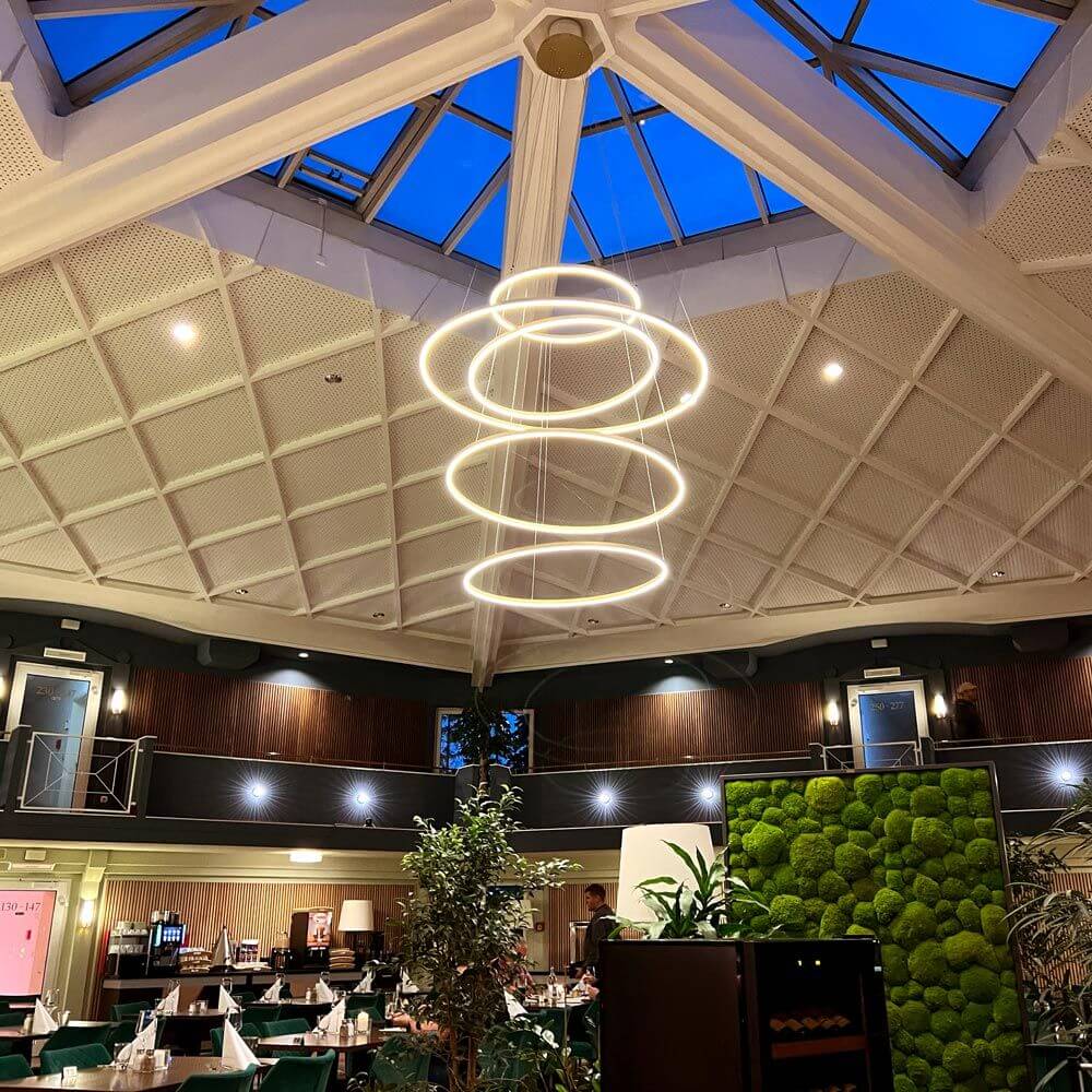 Bello LED Ring Pendant Lamp | 100cm, Dimmable, Minimalist Design