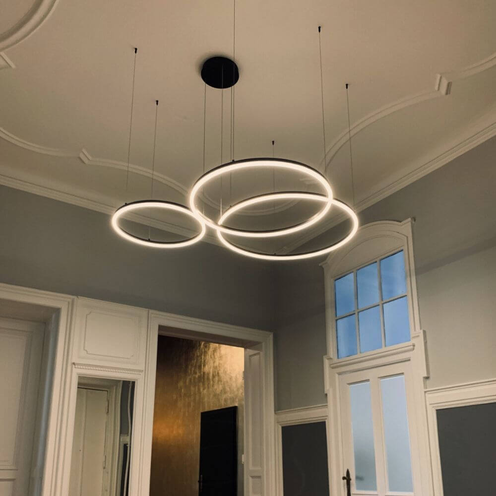 Bello LED Ring Pendant Lamp | 100cm, Dimmable, Minimalist Design