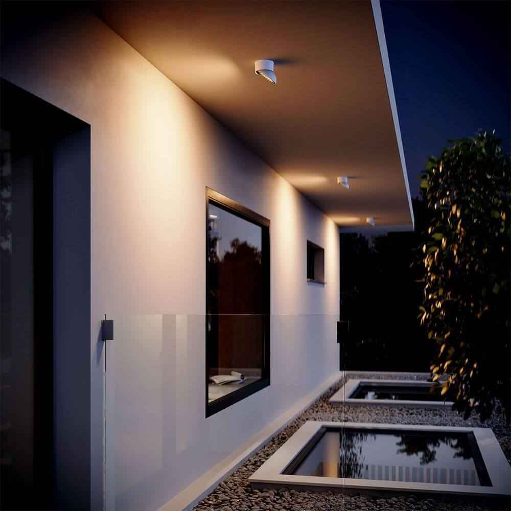 Bello Outdoor Ceiling Light | IP65 Weatherproof, Rotatable Design