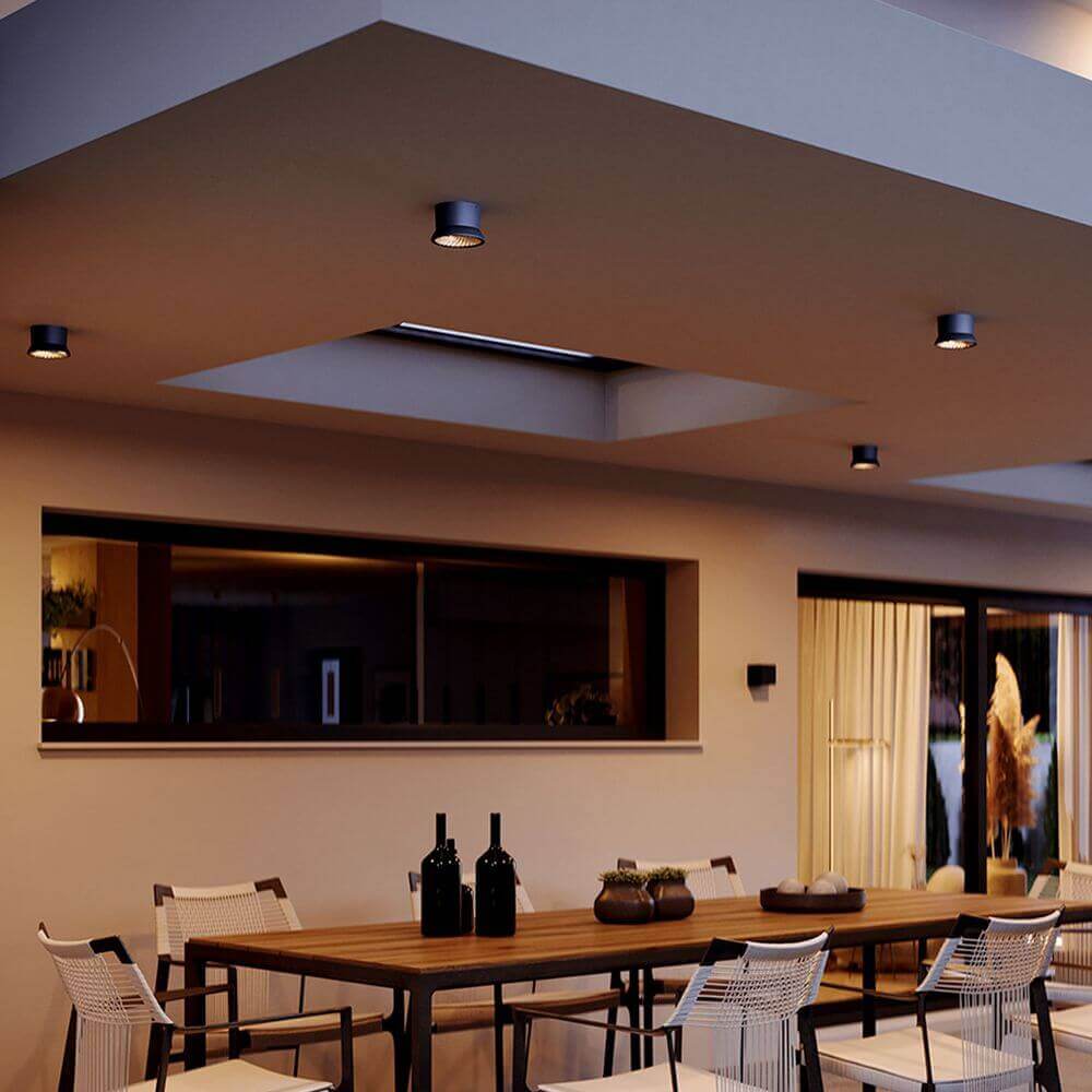 Bello Outdoor Ceiling Light | IP65 Weatherproof, Rotatable Design