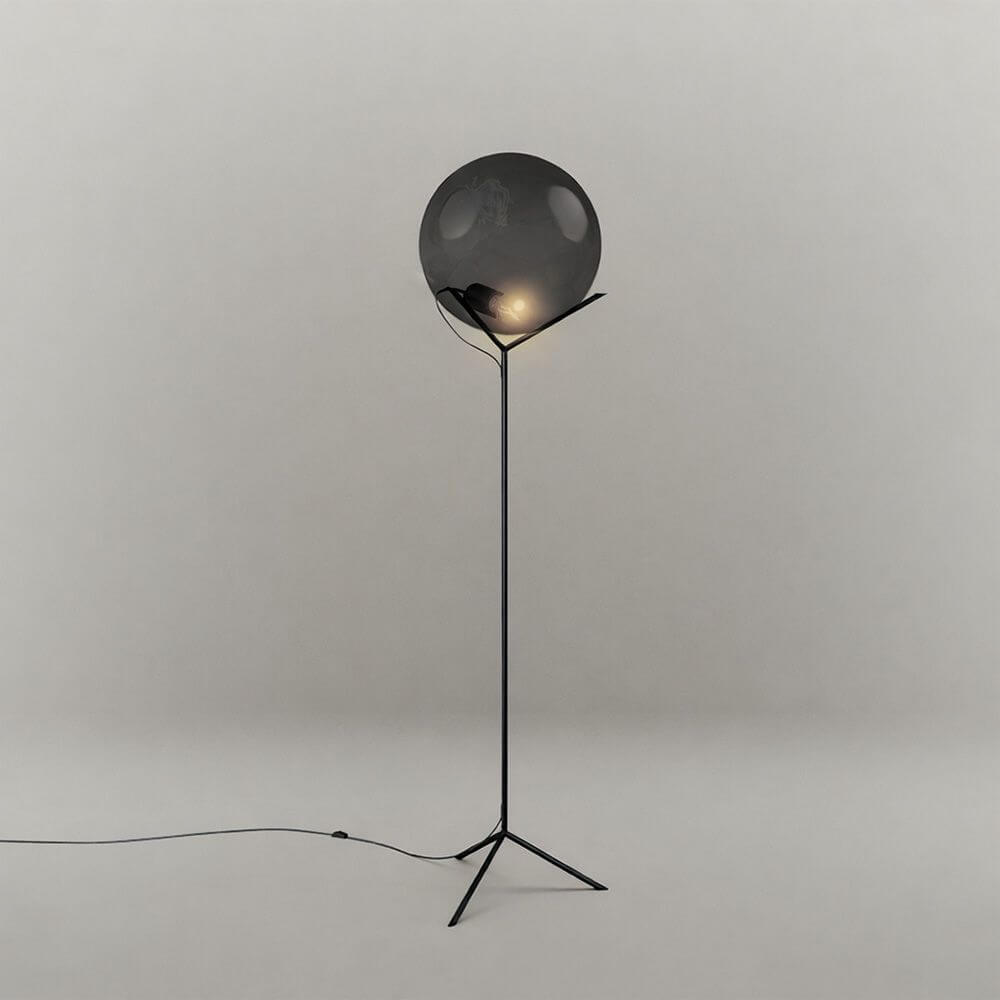 Bela Floor Lamp | Glass Ball, Adjustable Brightness