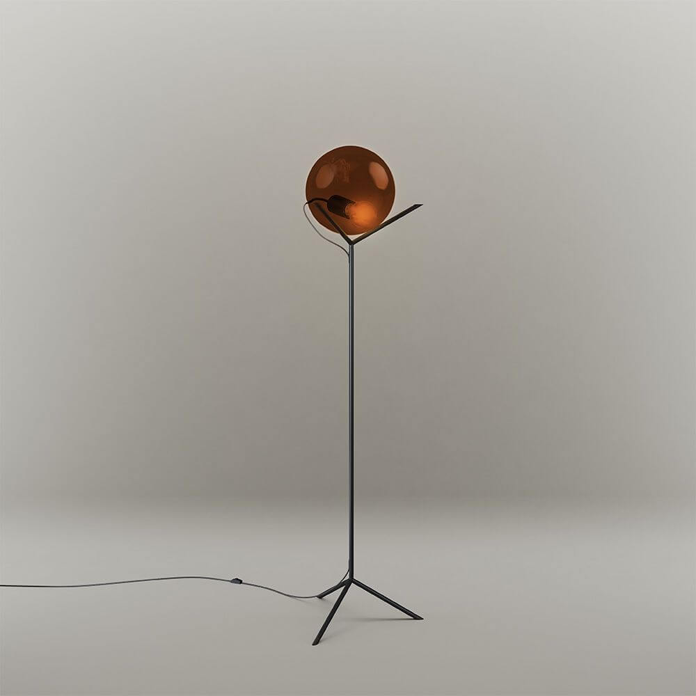 Bela Floor Lamp | Glass Ball, Adjustable Brightness