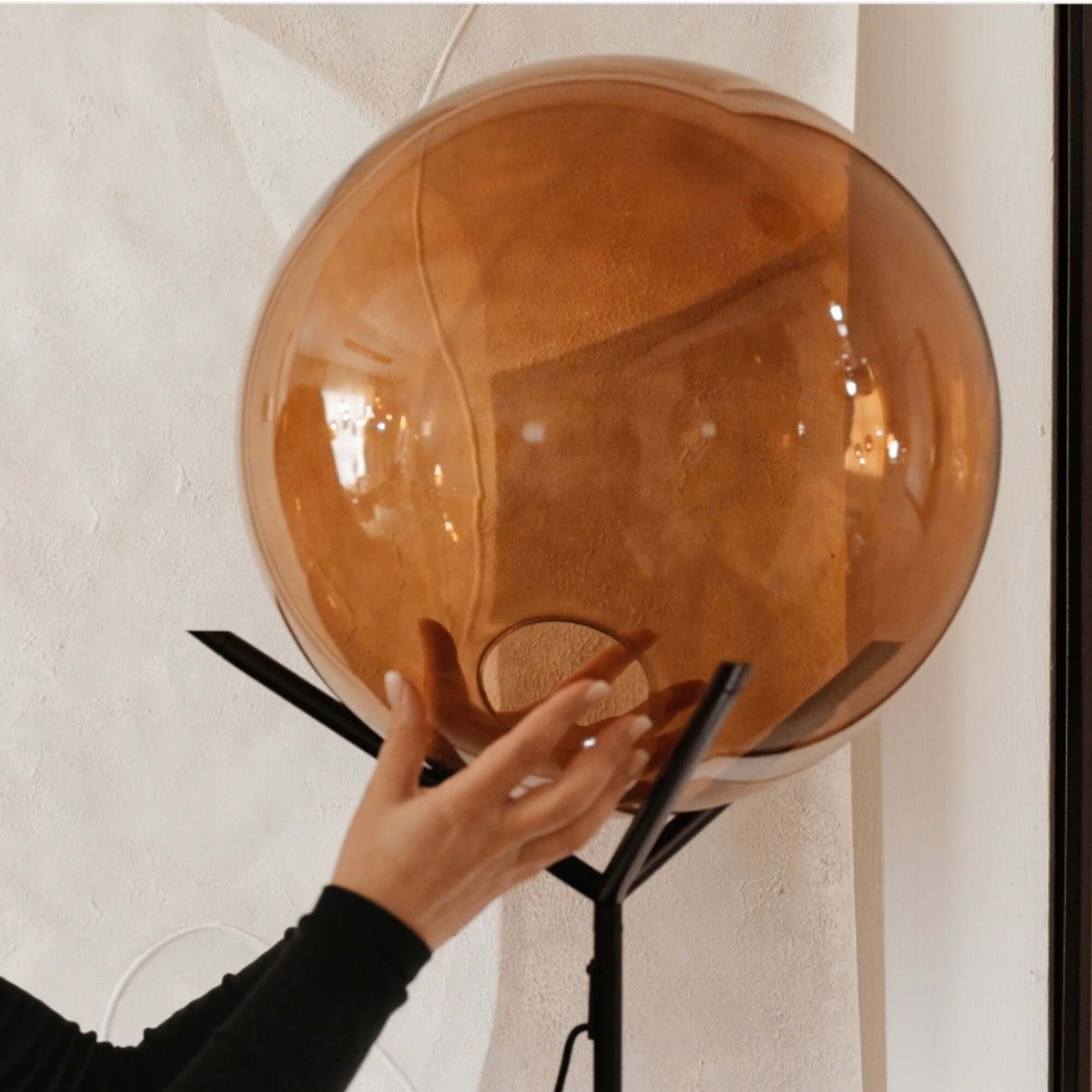 Bela Floor Lamp | Glass Ball, Adjustable Brightness