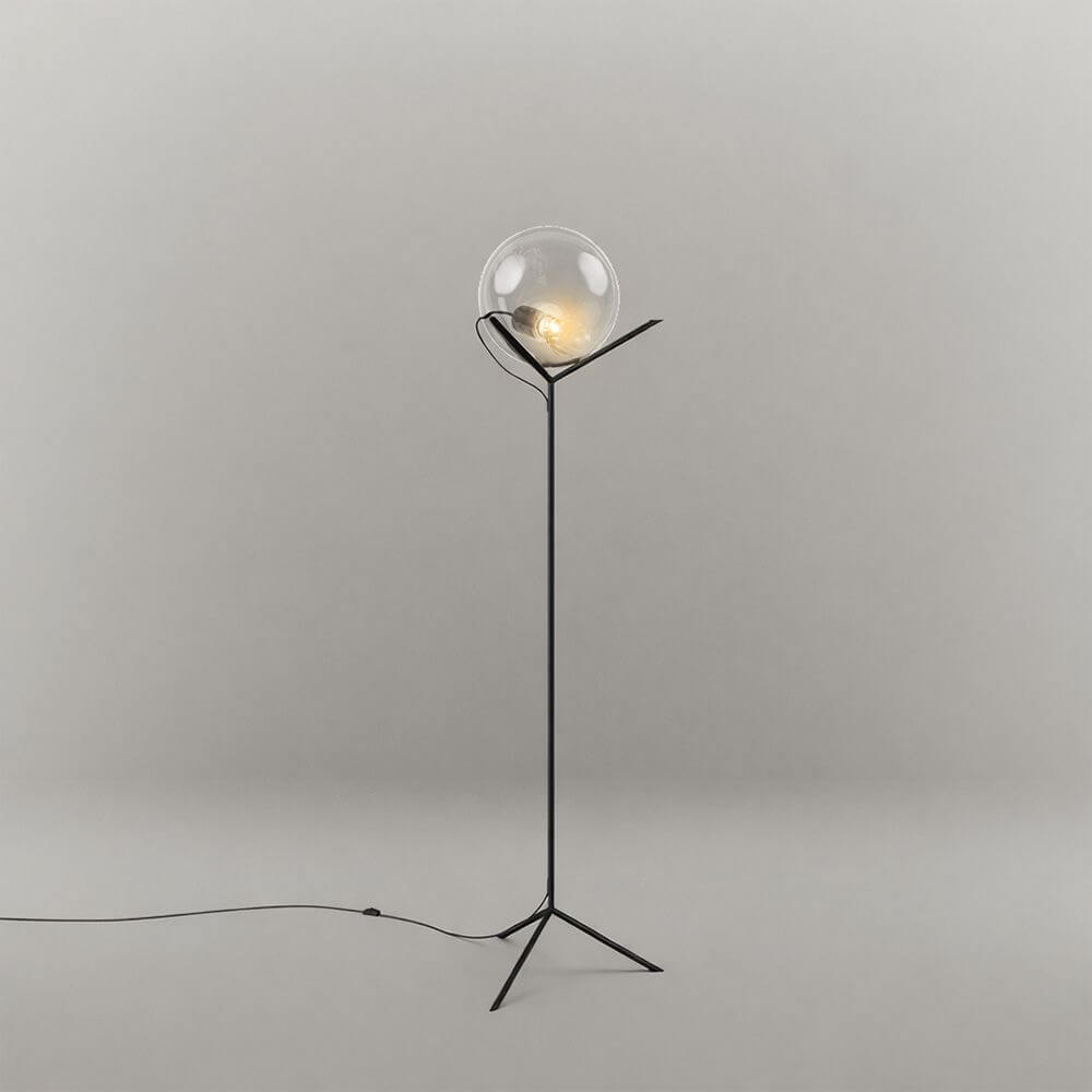 Bela Floor Lamp | Glass Ball, Adjustable Brightness
