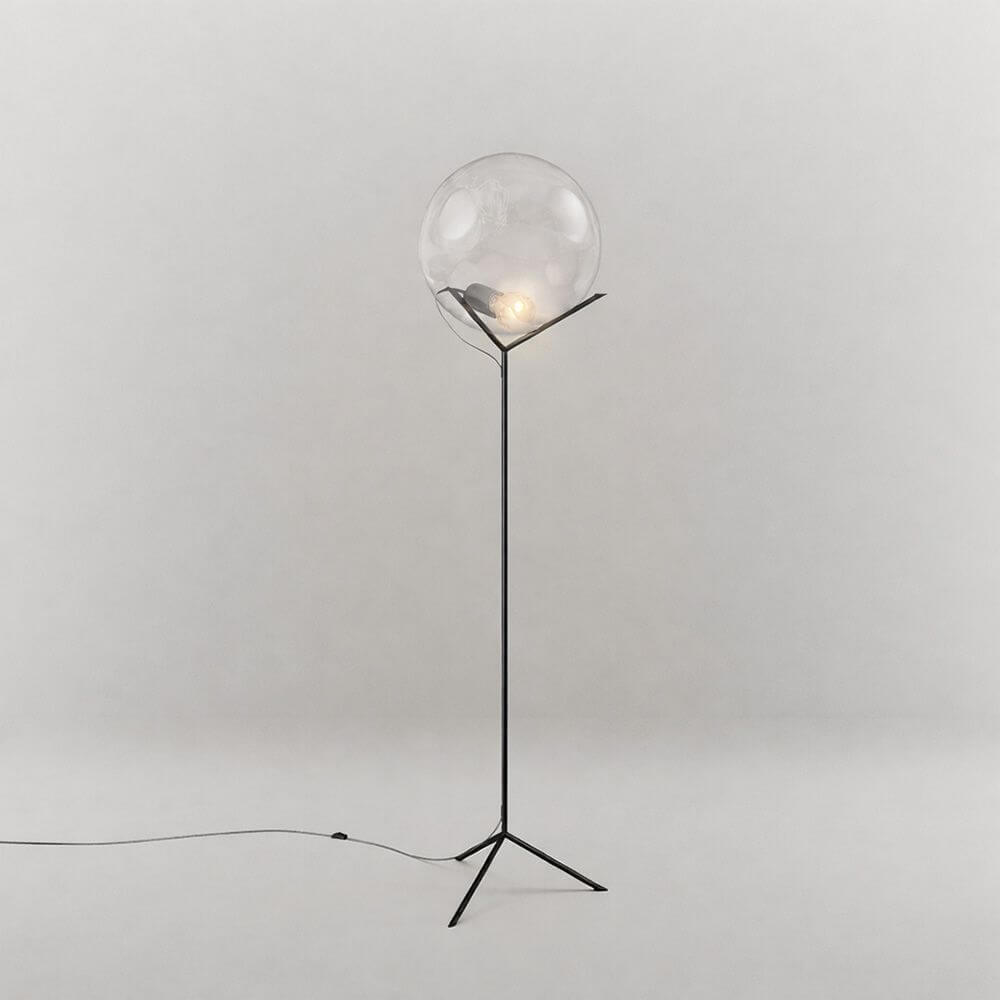 Bela Floor Lamp | Glass Ball, Adjustable Brightness