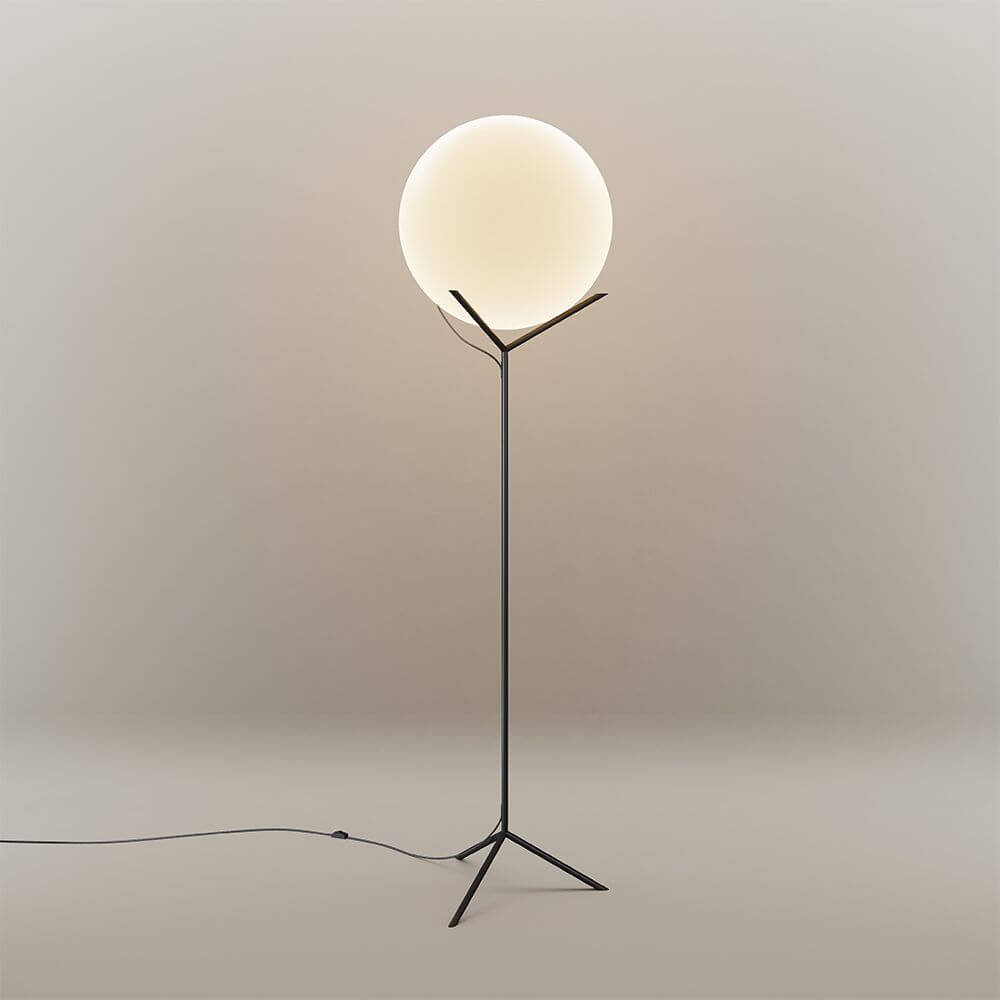 Bela Floor Lamp | Glass Ball, Adjustable Brightness