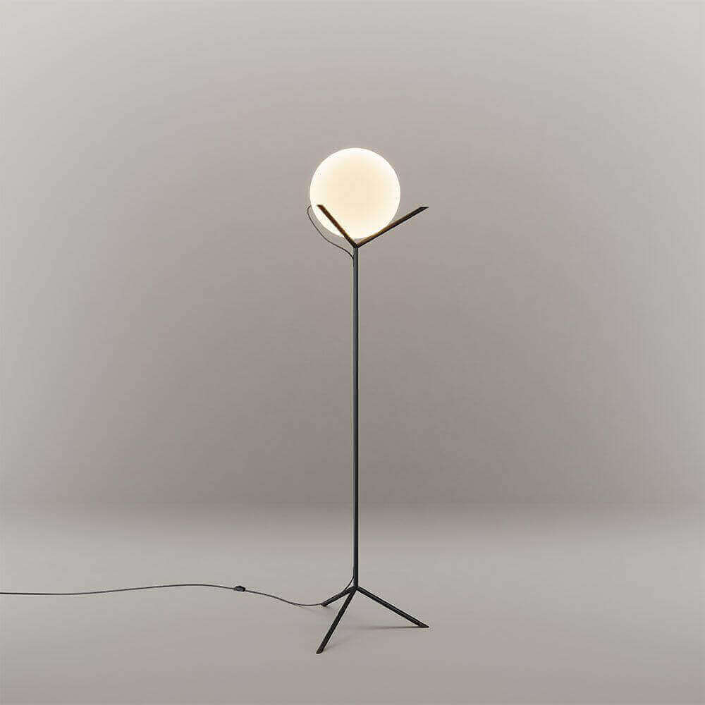 Bela Floor Lamp | Glass Ball, Adjustable Brightness