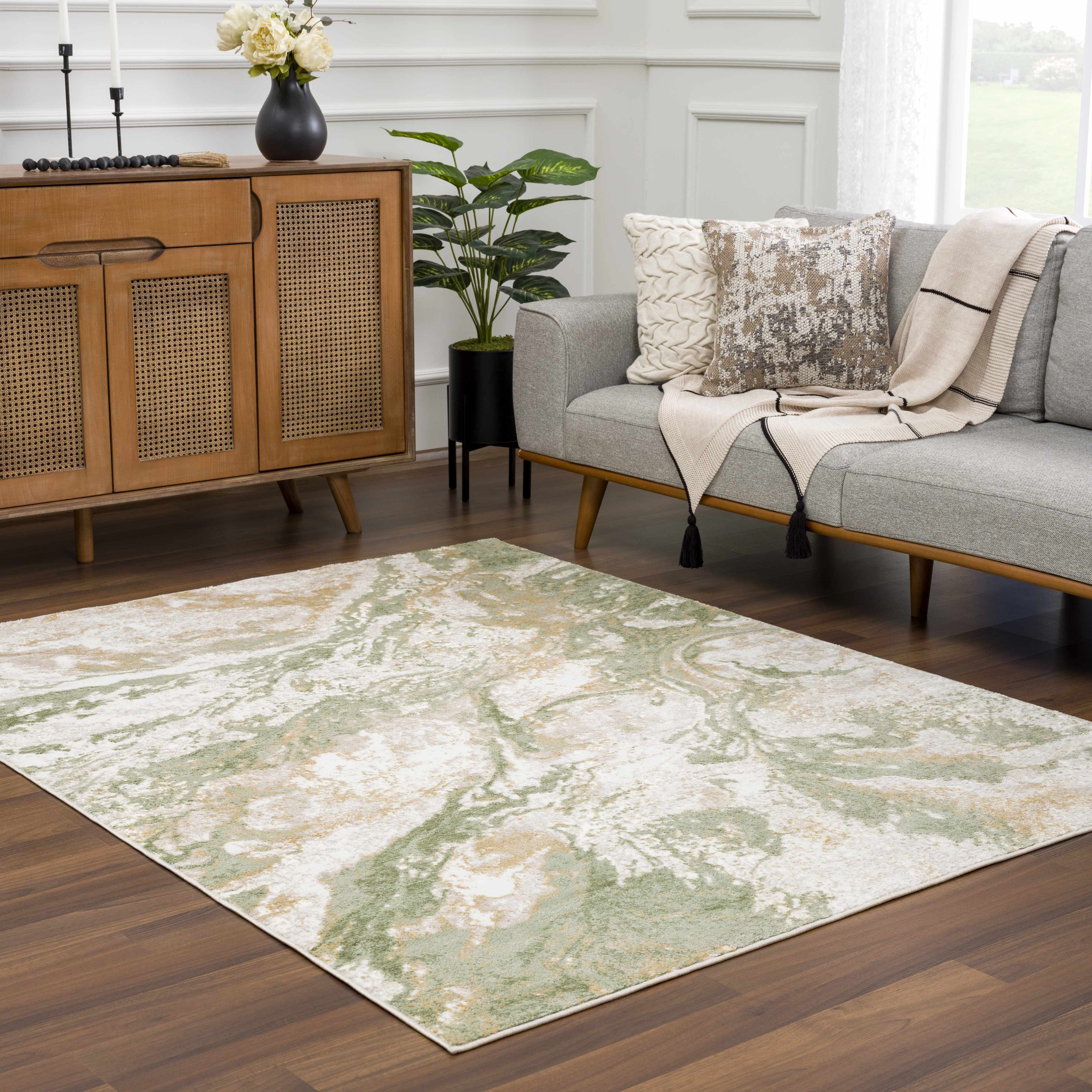 Livia Area Rug Contemporary 100% Polypropylene Medium Pile