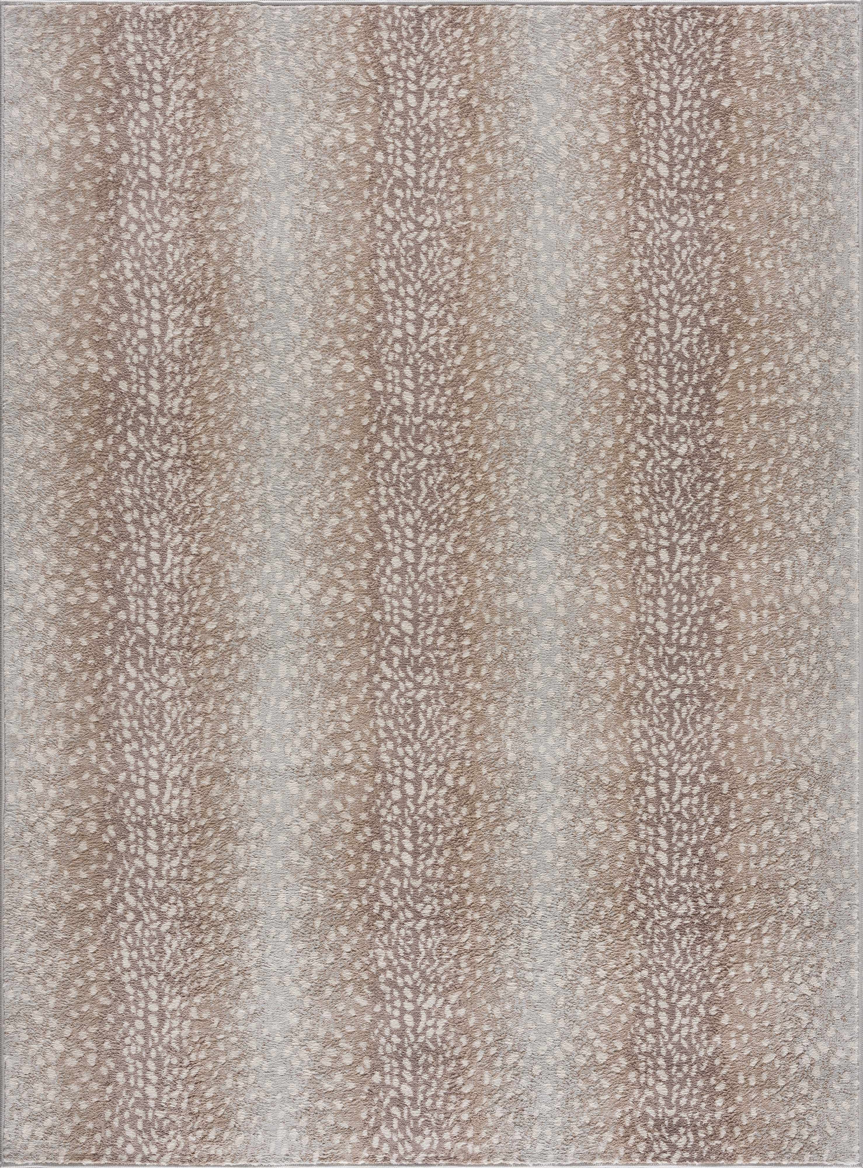 Bela Leopard Print Rug  Medium Pile, 100% Polypropylene