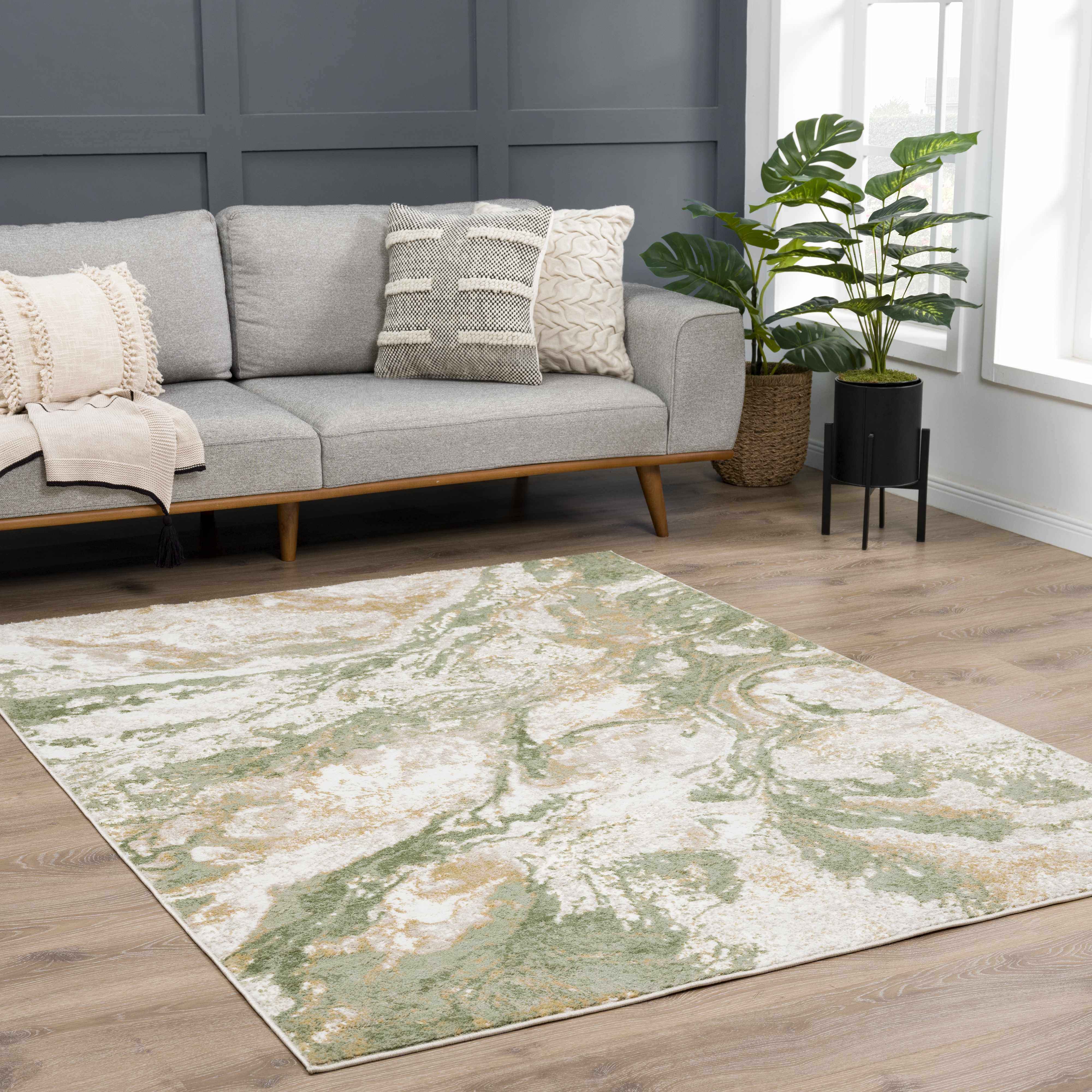 Livia Area Rug Contemporary 100% Polypropylene Medium Pile