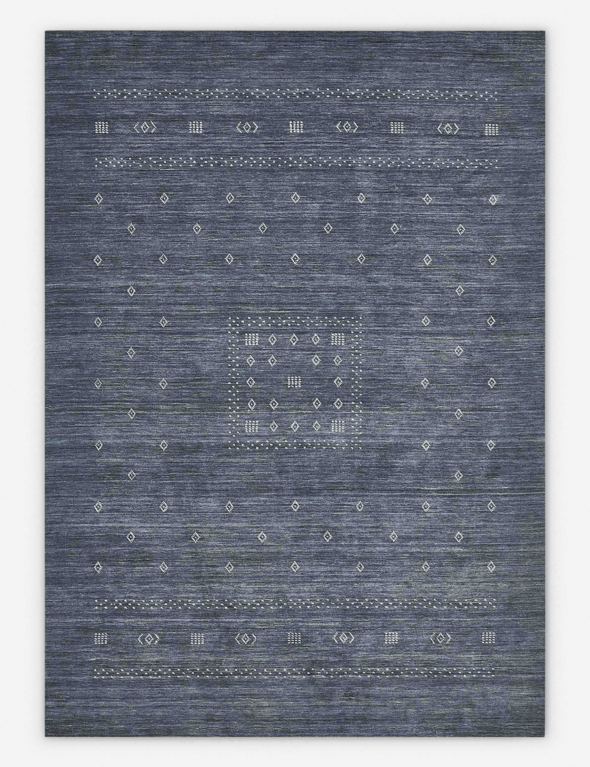 Cyrena Wool Rug | Hand-Loomed, Geometric Design