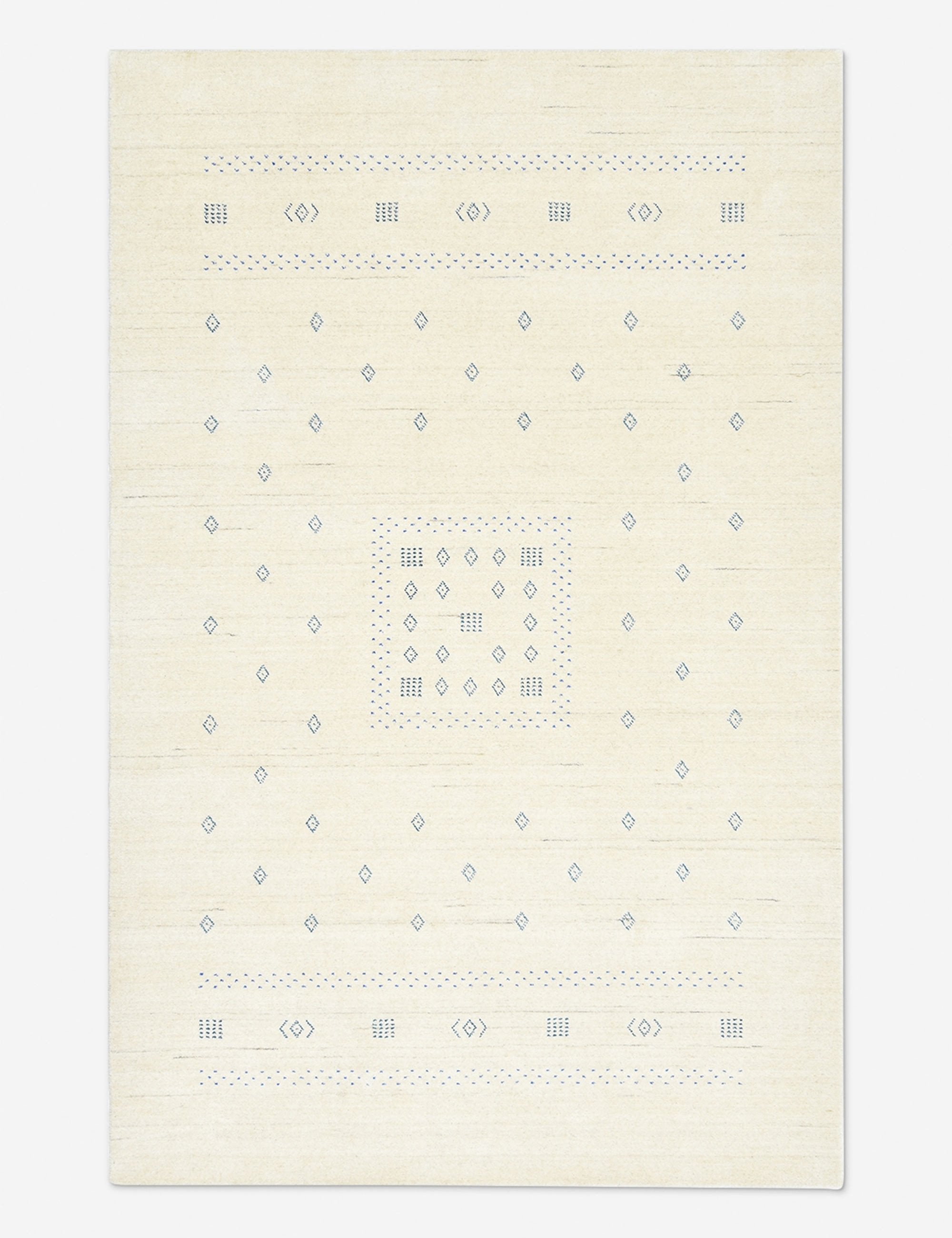 Cyrena Wool Rug | Hand-Loomed, Geometric Design