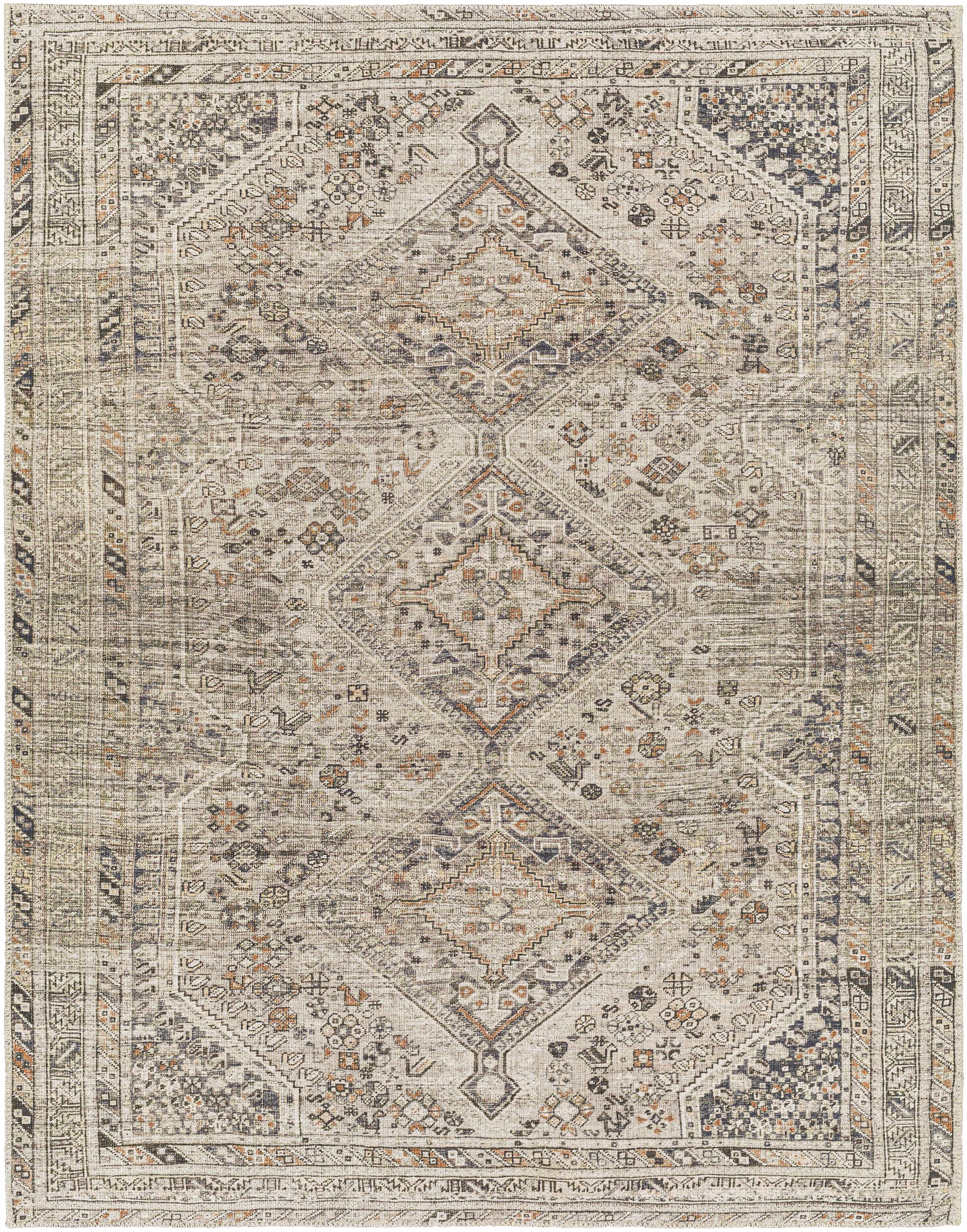 Bela Washable Rug  Machine Woven  100% Polyester  Traditional Style