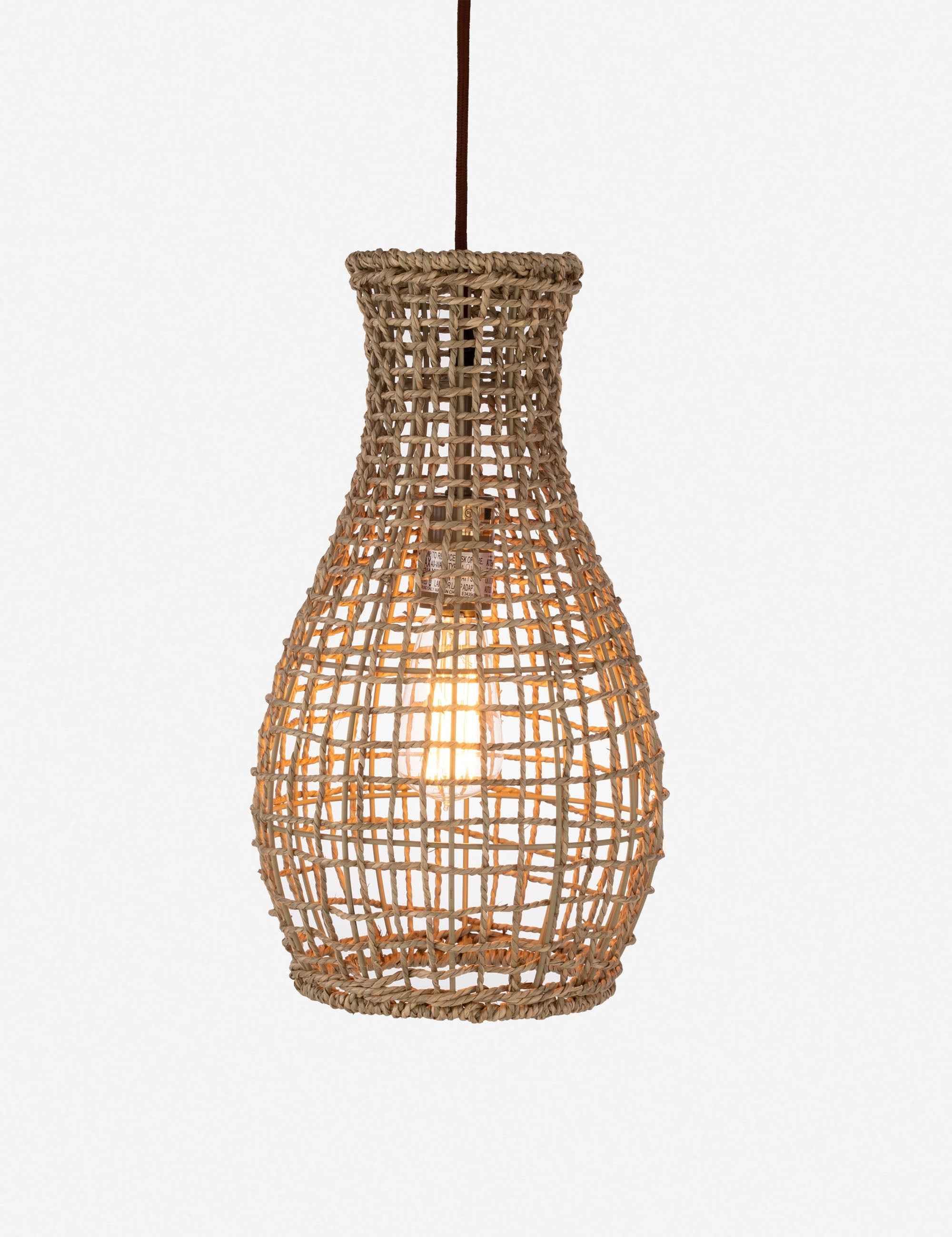 Bela Pendant Light | Jute-Wrapped, Sculptural Design