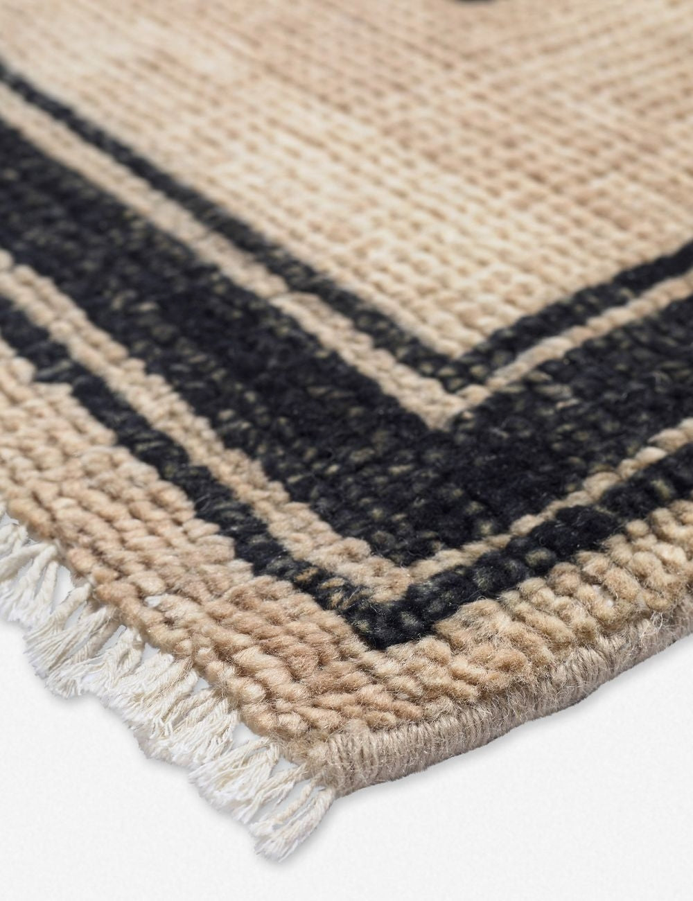 Senna Geometric Wool Rug | Hand-Knotted, Durable Design