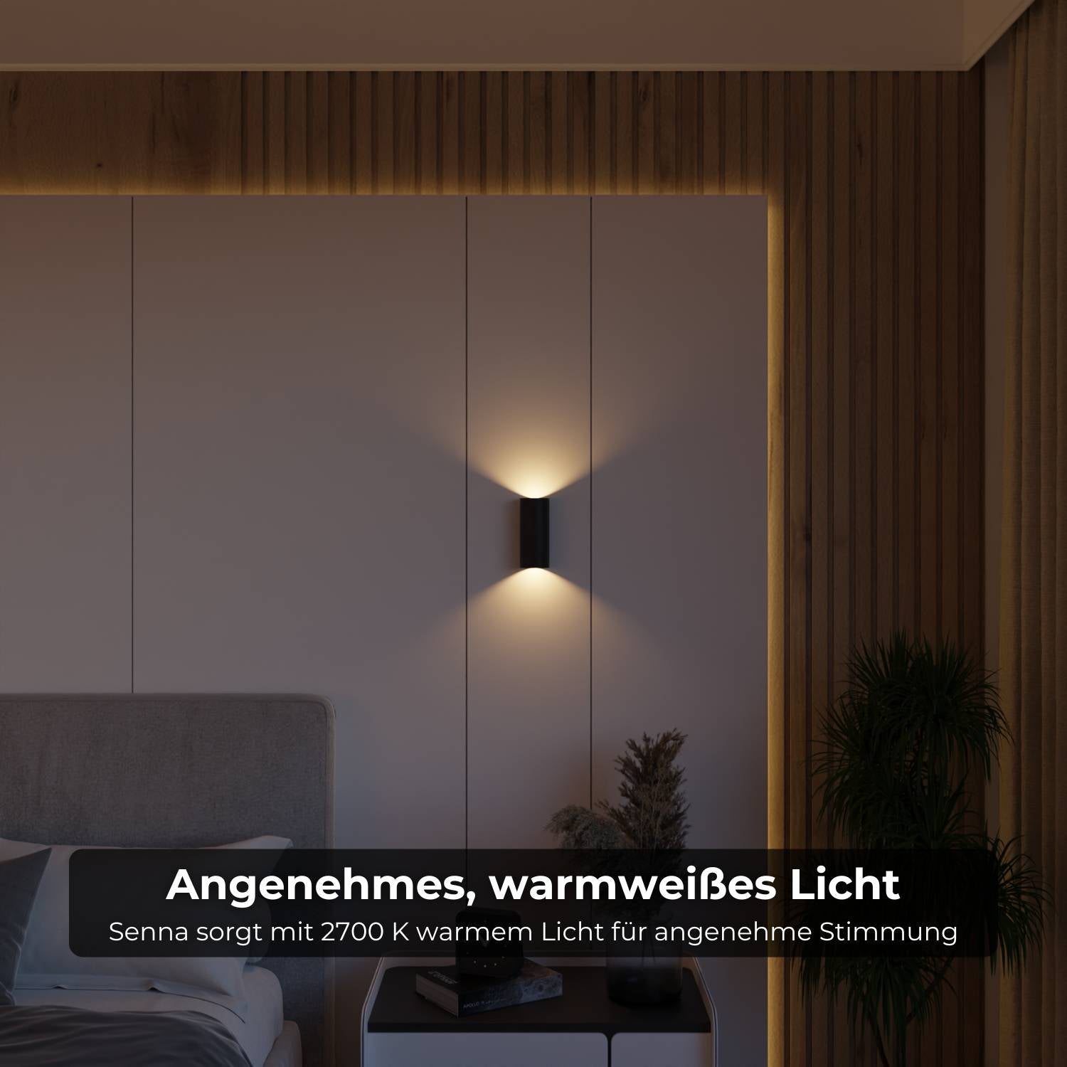 Bela Wall Light | 2700K Warm White, IP54 Protection