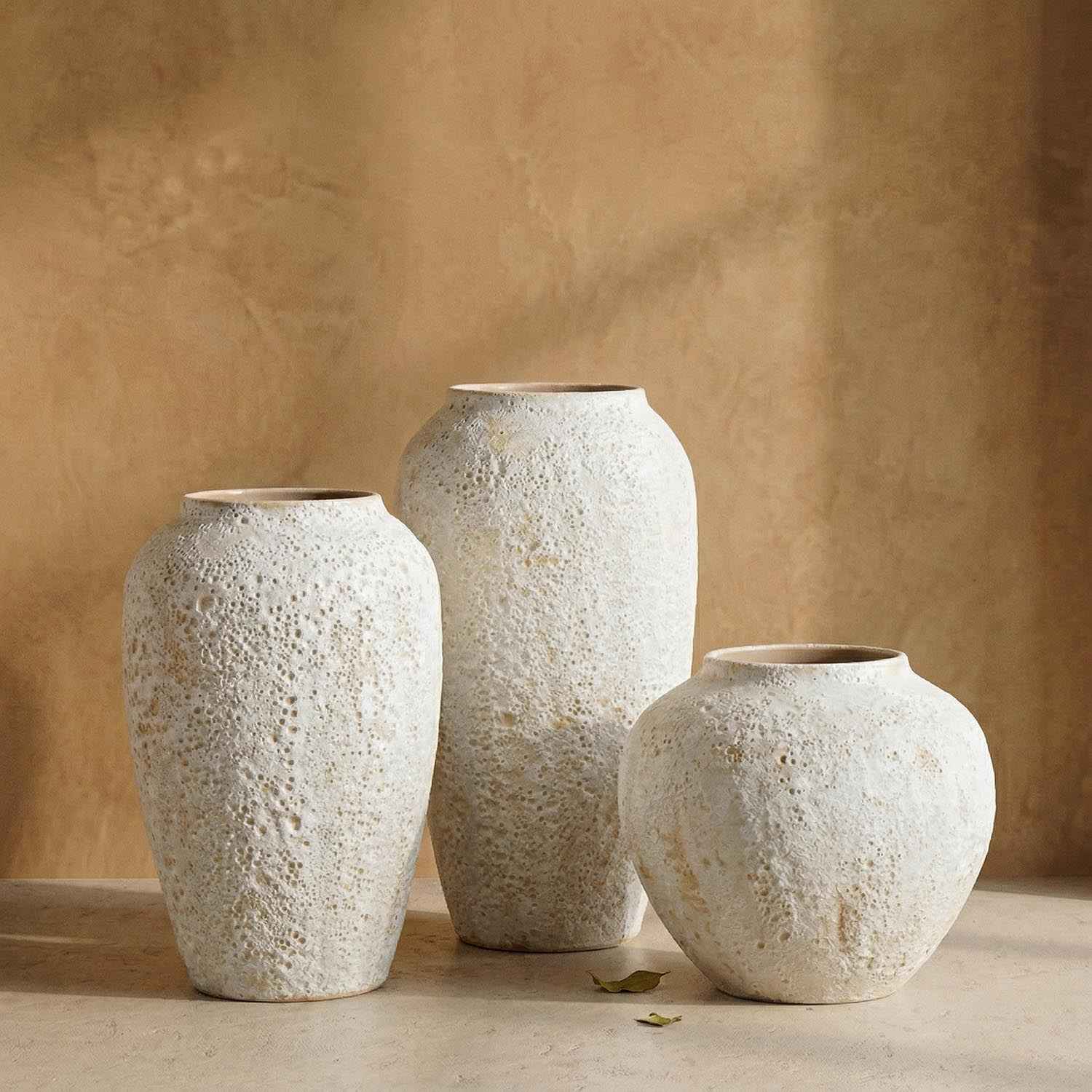 Bela 3-Tiered Ceramic Planters | Nordic Design, Handcrafted Finish