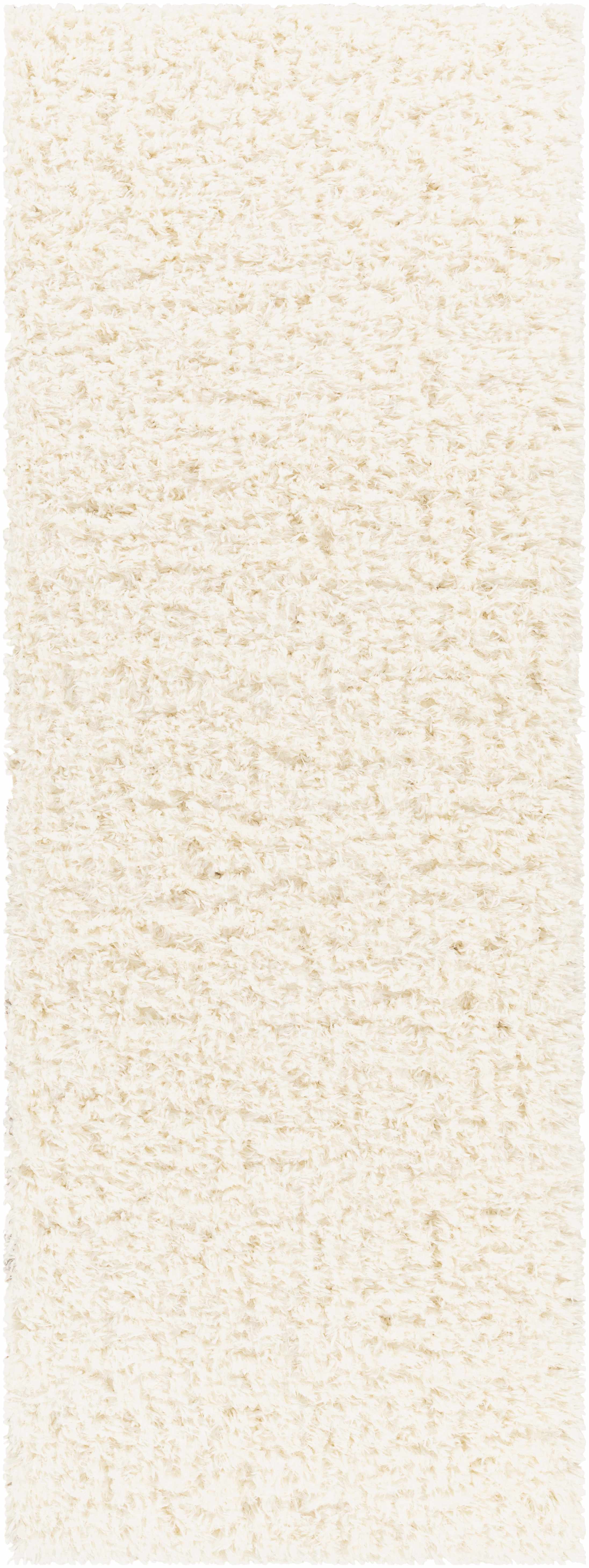 Sierra Plush Rug  Machine Woven  Cream  Contemporary Style