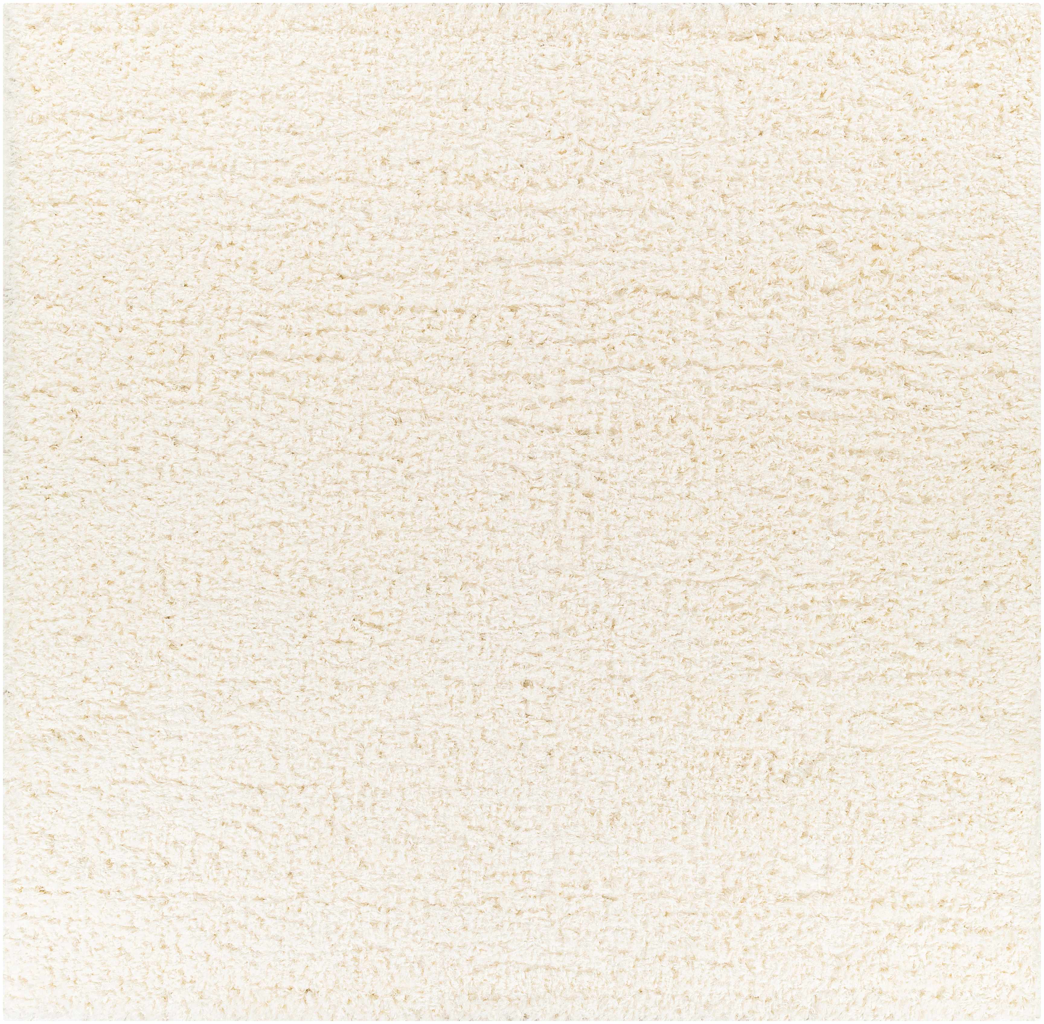 Sierra Plush Rug  Machine Woven  Cream  Contemporary Style