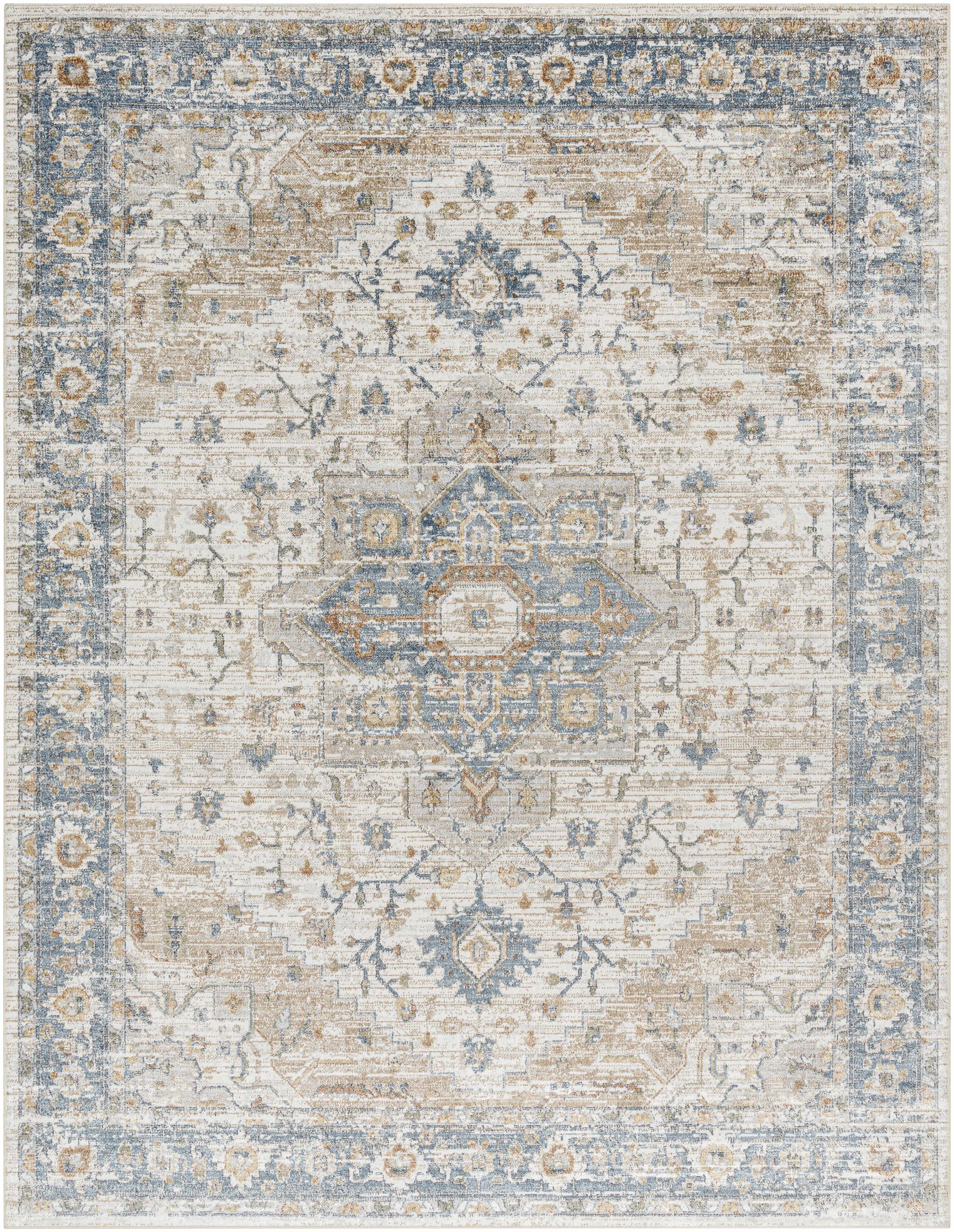 Ezri Area Rug  Machine Washable, Medium Pile Polyester