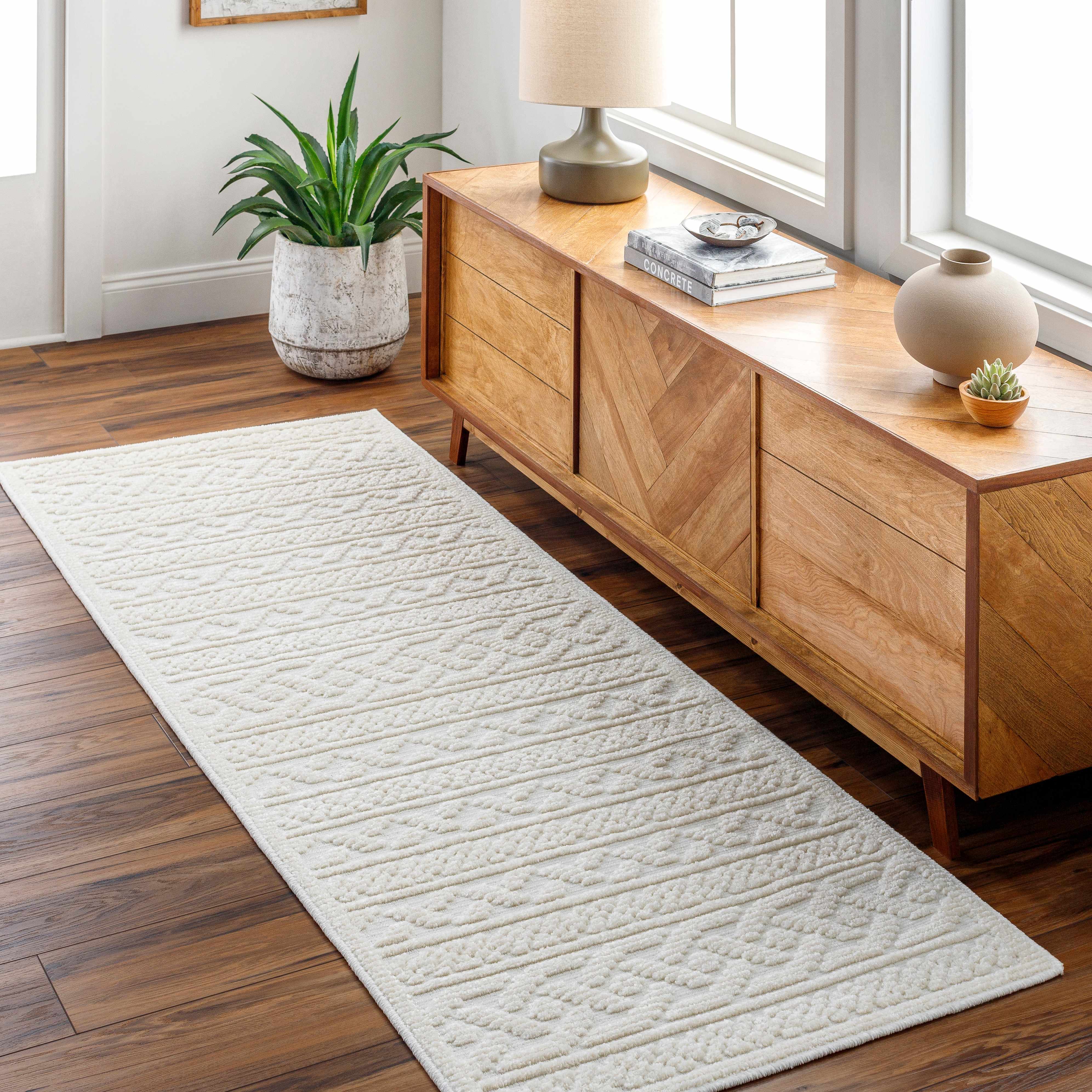 Fadey 3D Washable Rug  Medium Pile  Transitional Style