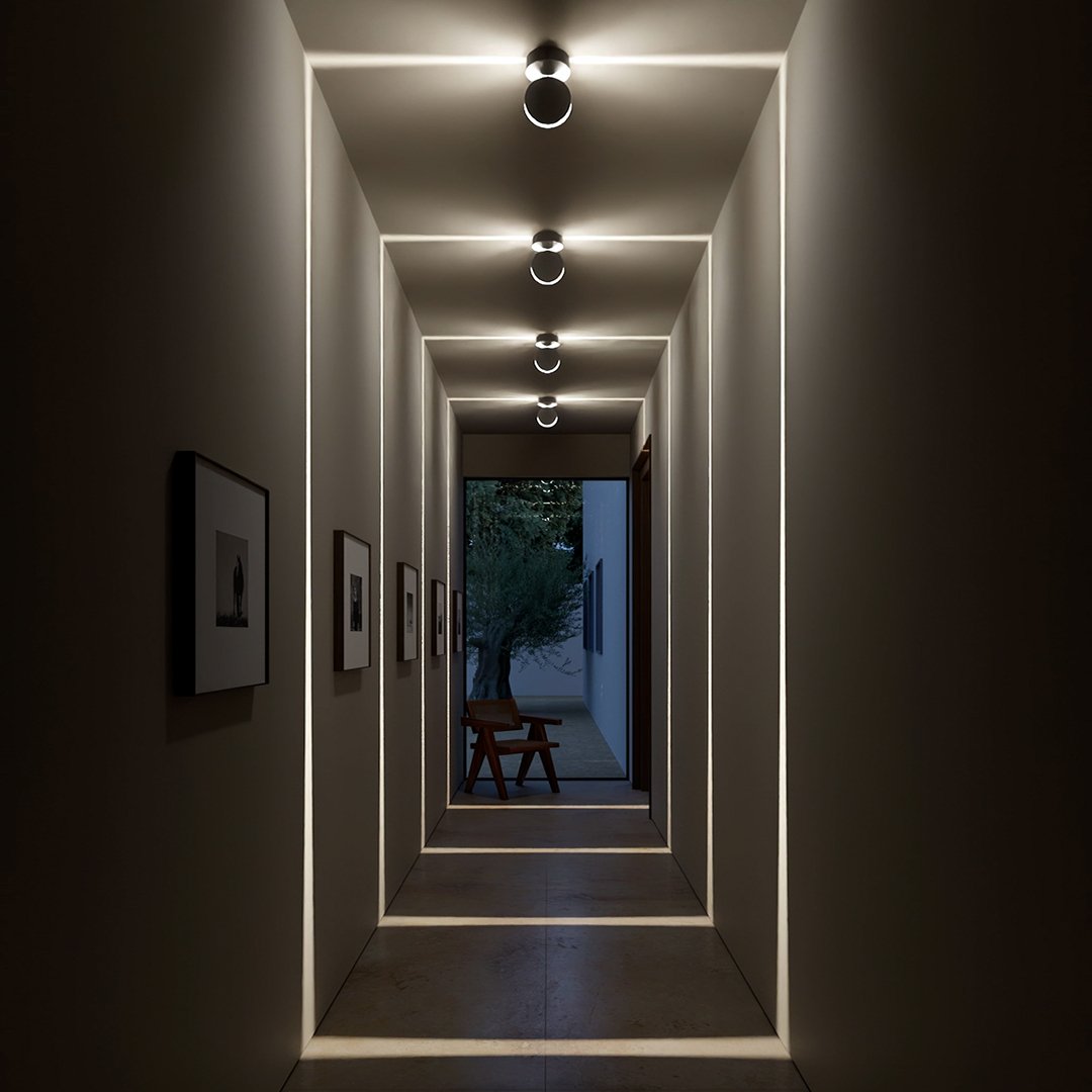Sola Spotlight Wall Light | 360° Rotatable, Matt White