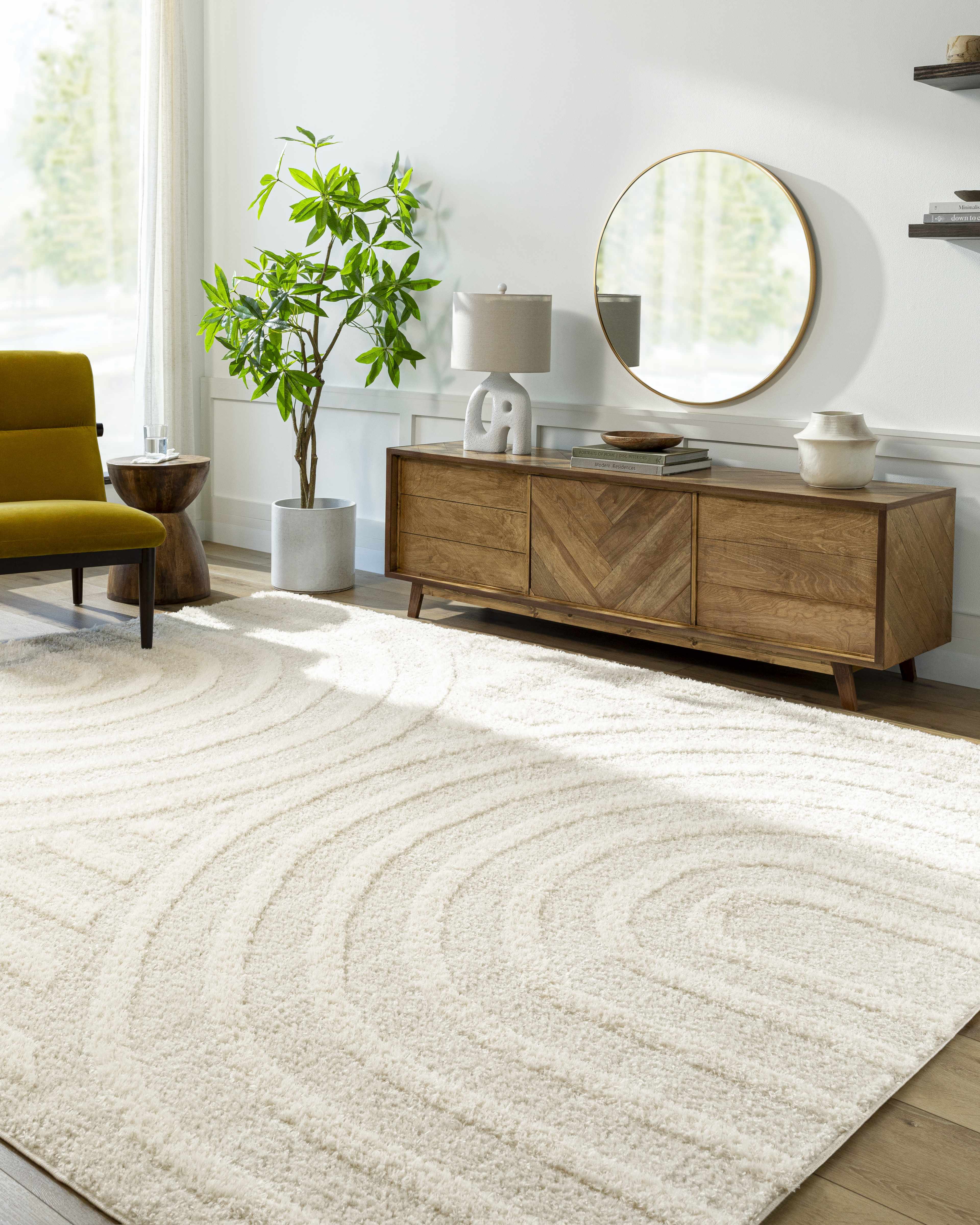 Bristol Area Rug  Contemporary  Machine Woven  Beige