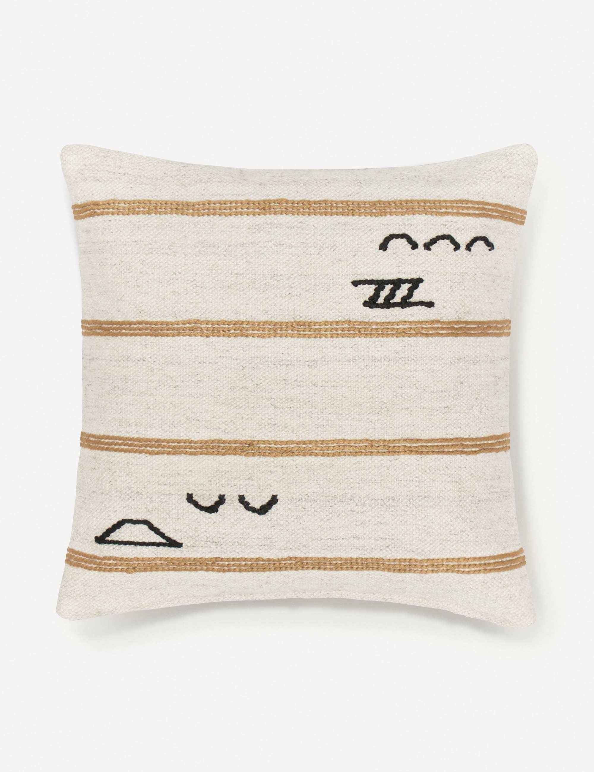 Breezy Stripe Pillow | Vintage-Inspired, Earthy Tones