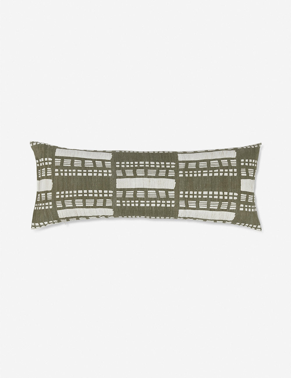 Sage Mosaic Pillow | Rich Green, Textured Design