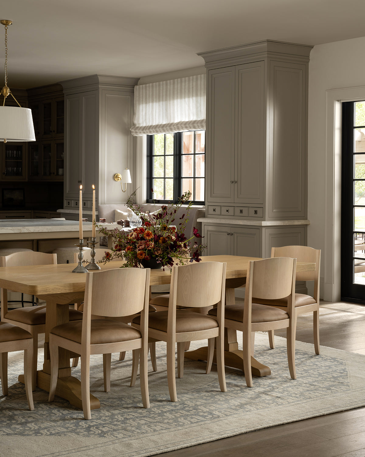 Bello Dining Chair  White Oak Frame, Upholstered Seat