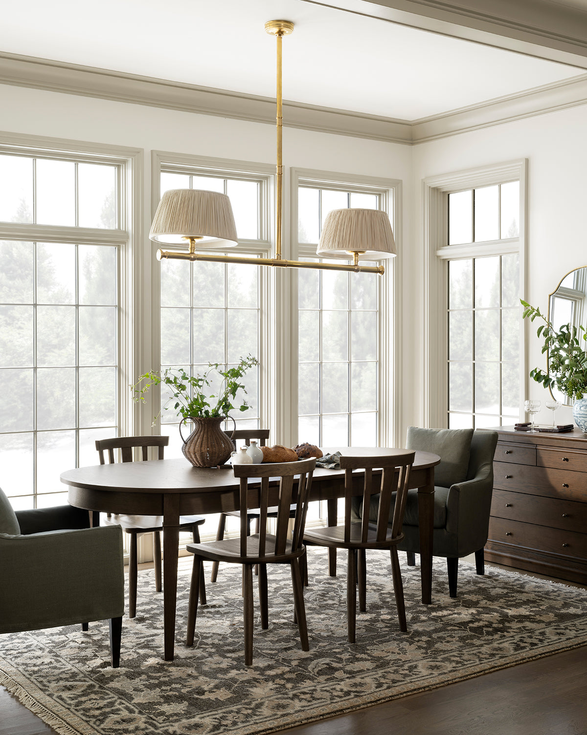 Belo Oak Extension Dining Table  Tapered Legs, Timeless Charm