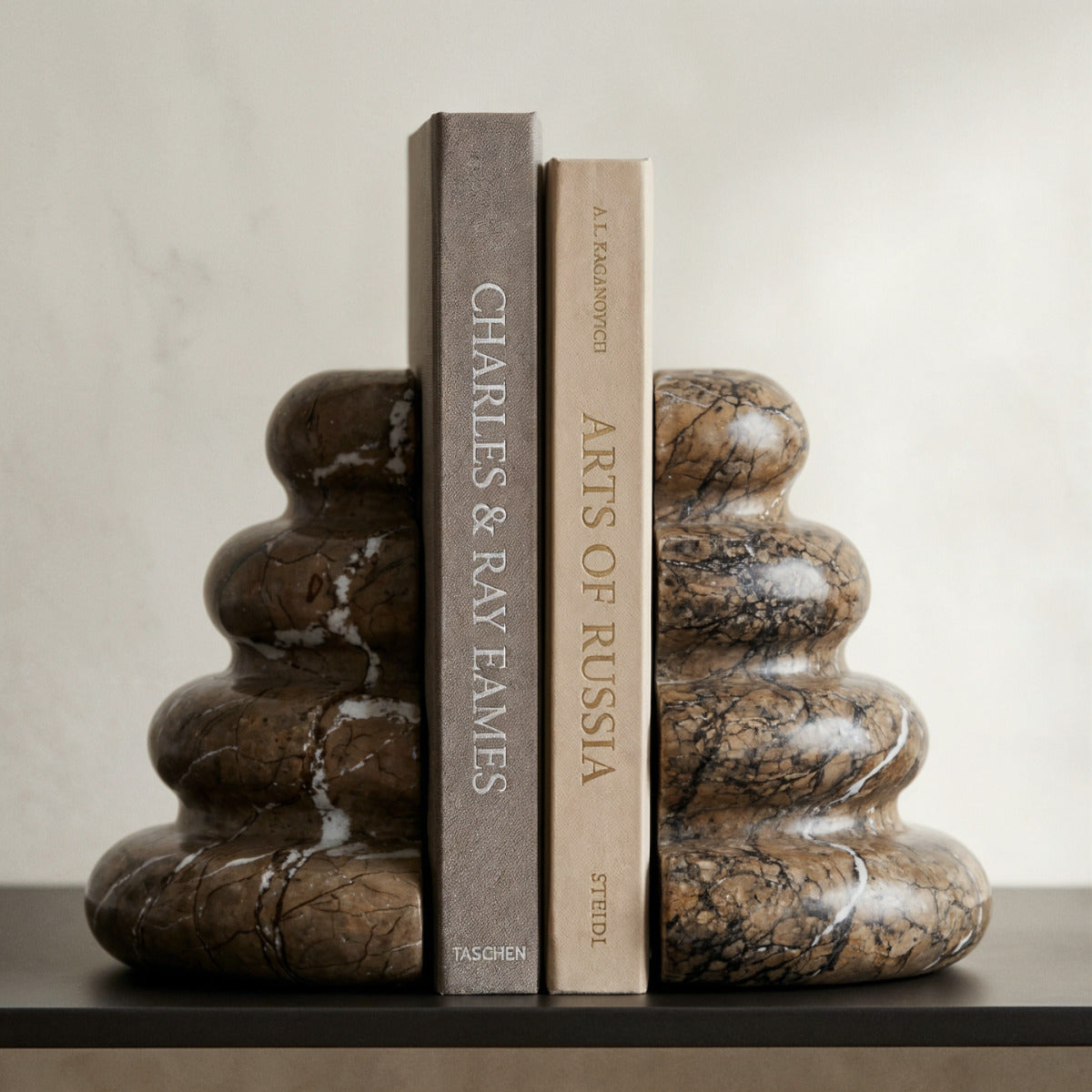 Bello Marble Bookends | Natural Stone, Elegant Design