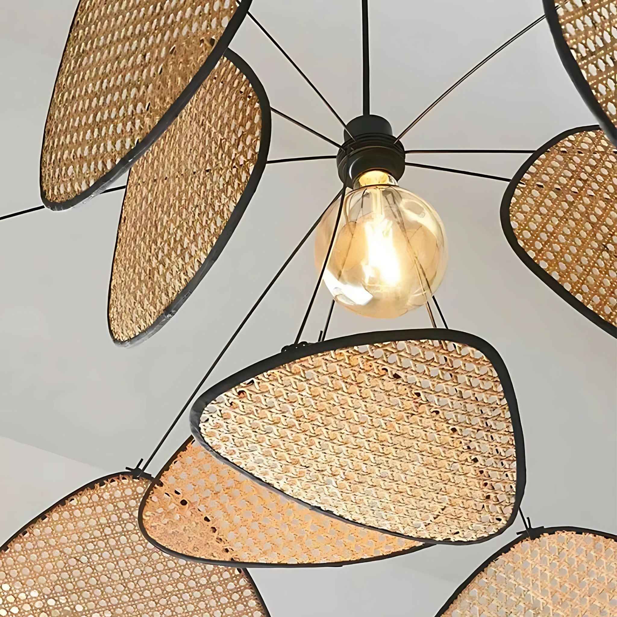 Canoe Ceiling Lamp | Rattan, Ø100 cm Airy Design