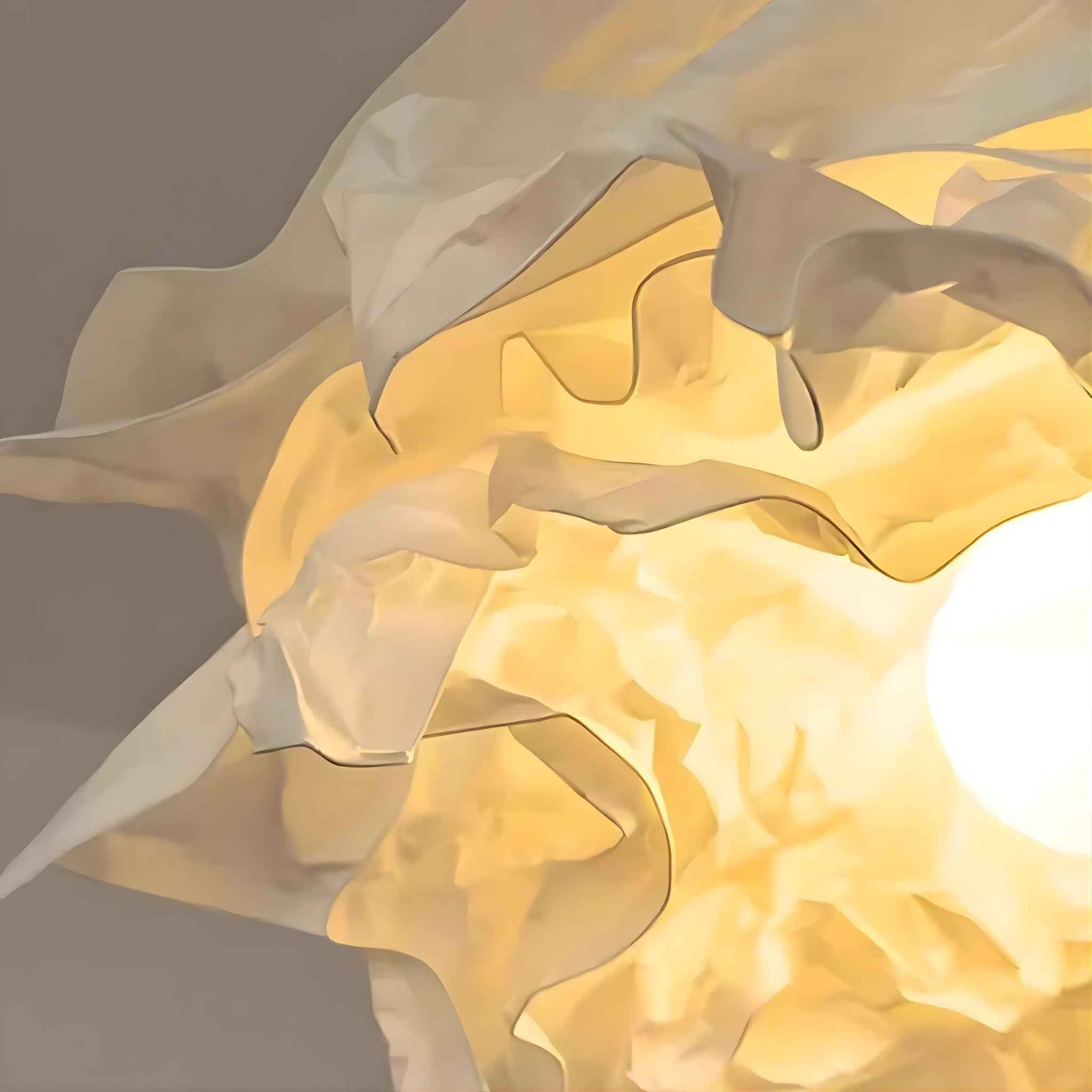 Bello Pendant Lamp | Hand-Folded Japanese Paper, Cloud-Like Design