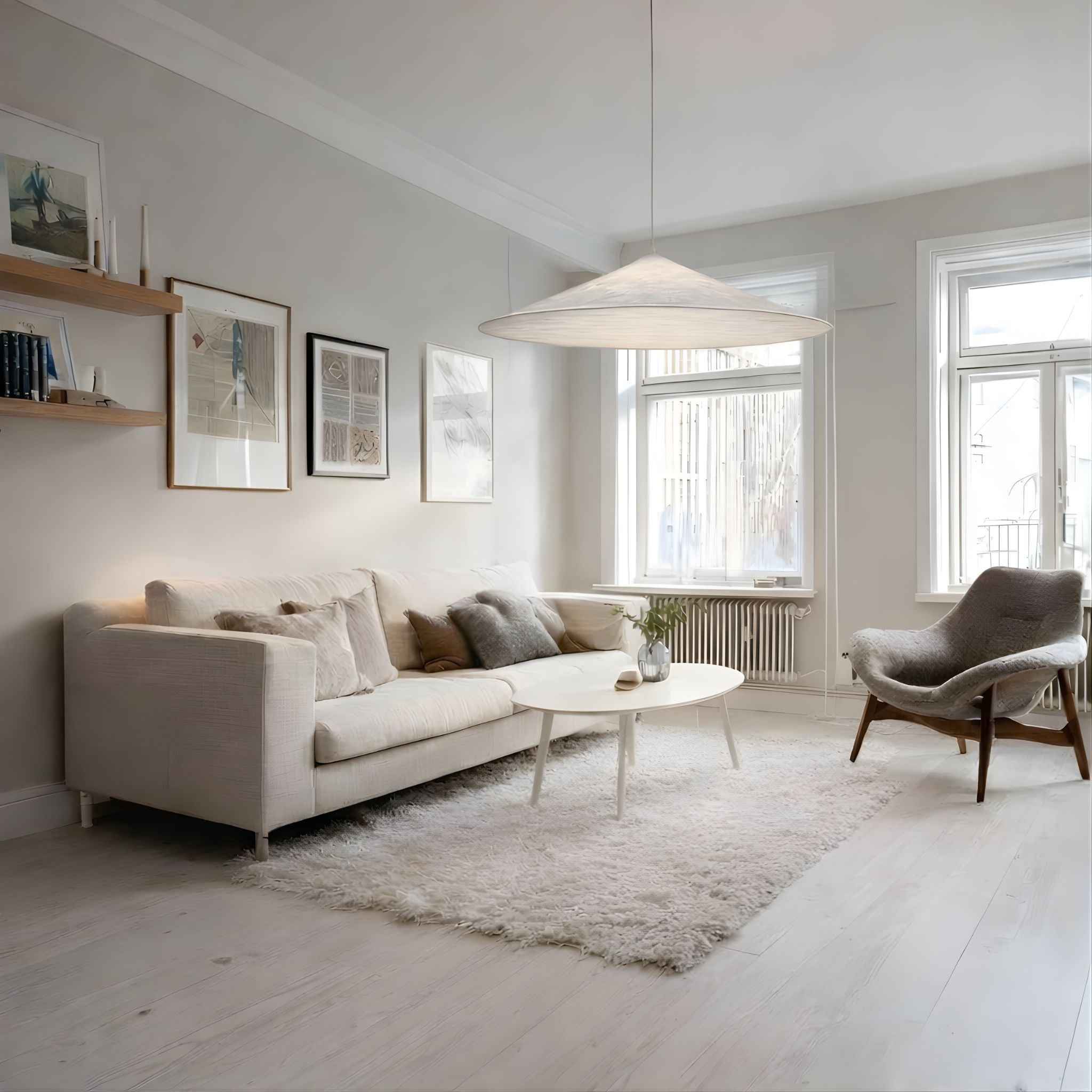 Bello Ceiling Lamp | Ø60 cm, Soft Cocoon Material