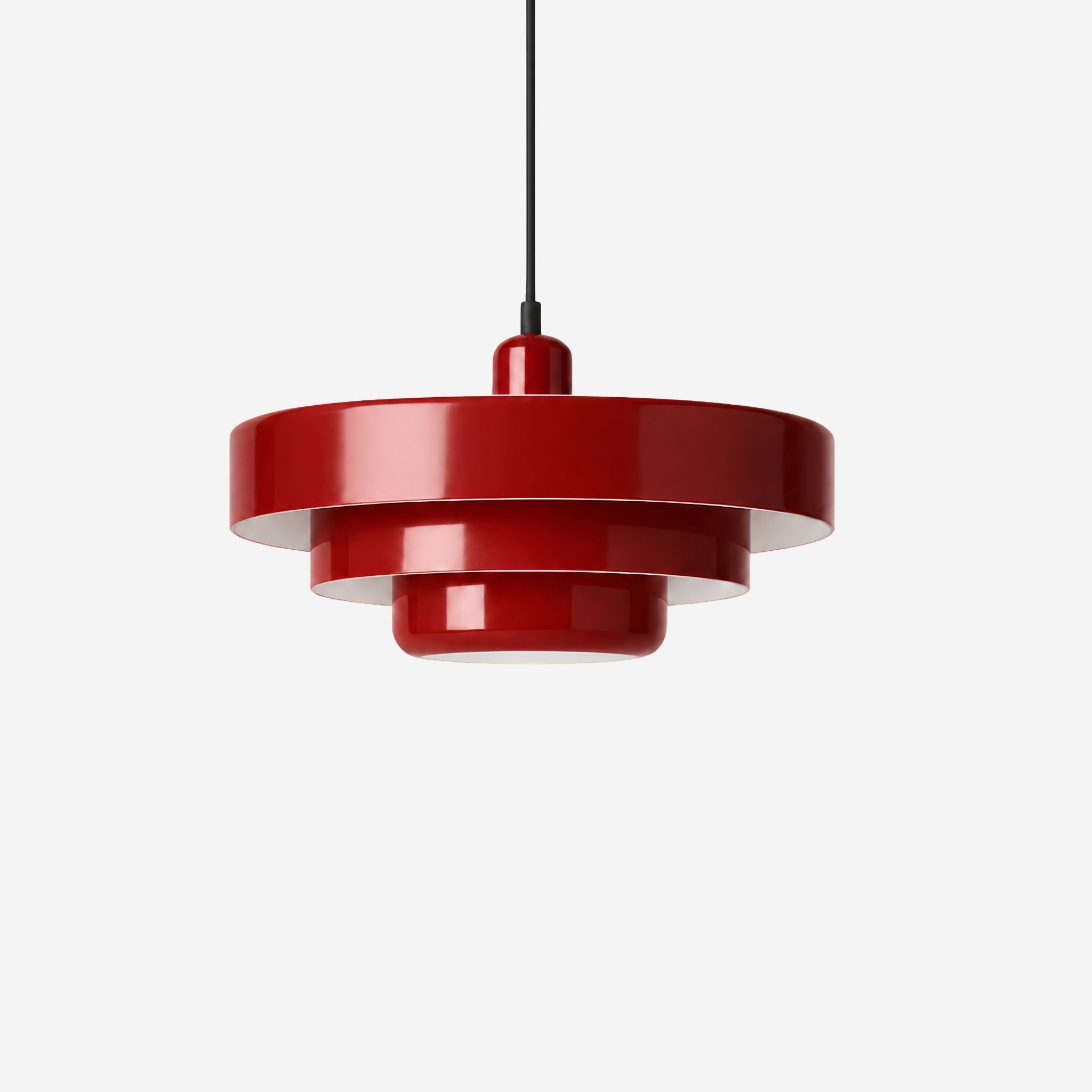 Bello Pendant Lamp | Bauhaus Design, Curved Metal Shade