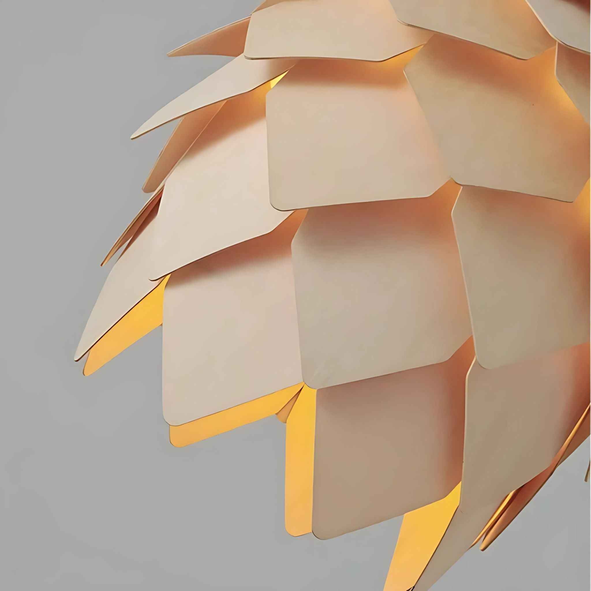 Korra Ceiling Lamp | Light Wood, Cone-Shaped Design