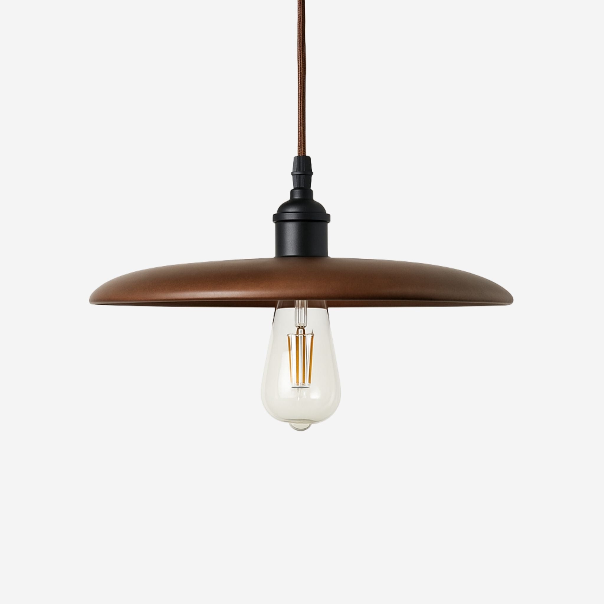 Oren Ceiling Lamp | Solid Oak, Ø35 cm Pendant Light