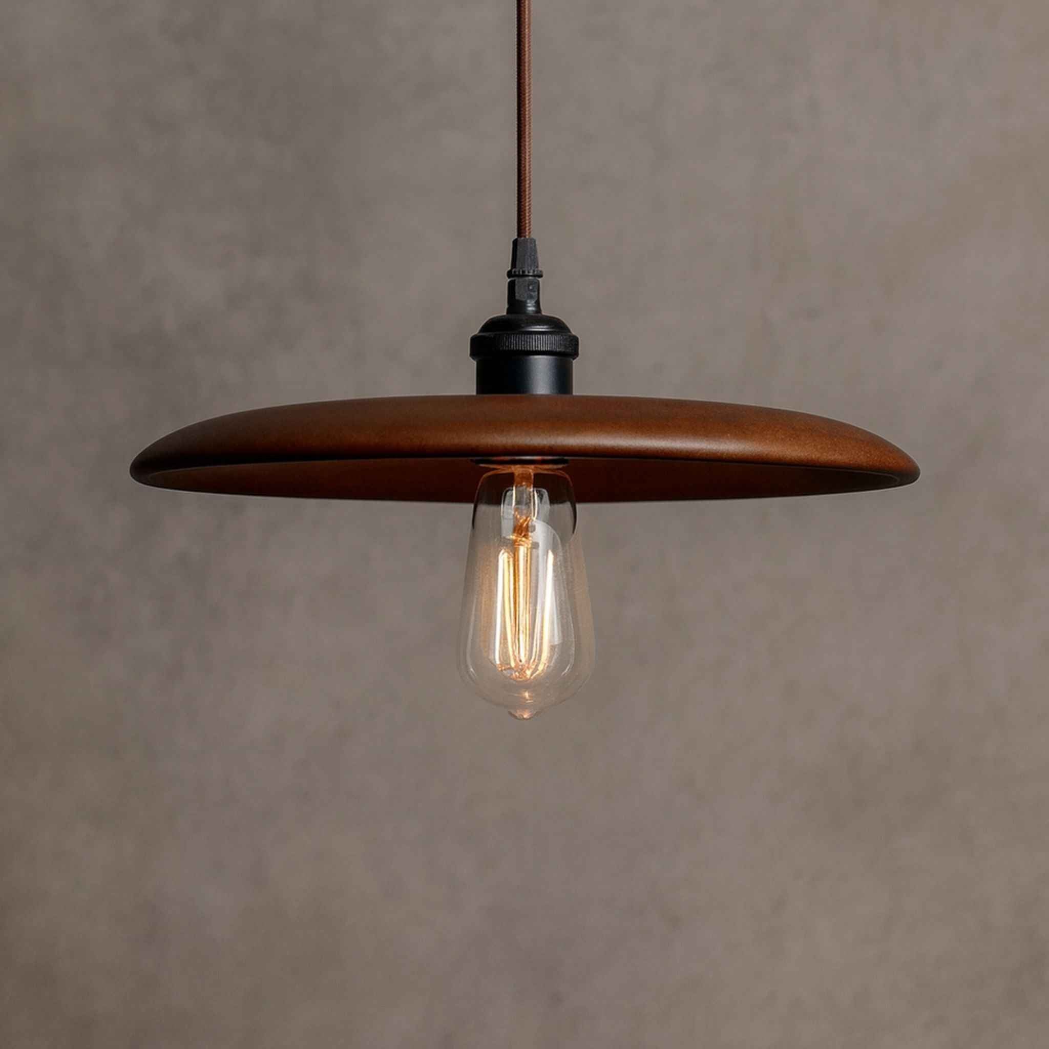 Oasi Ceiling Lamp | Solid Oak, 35 cm Pendant Design