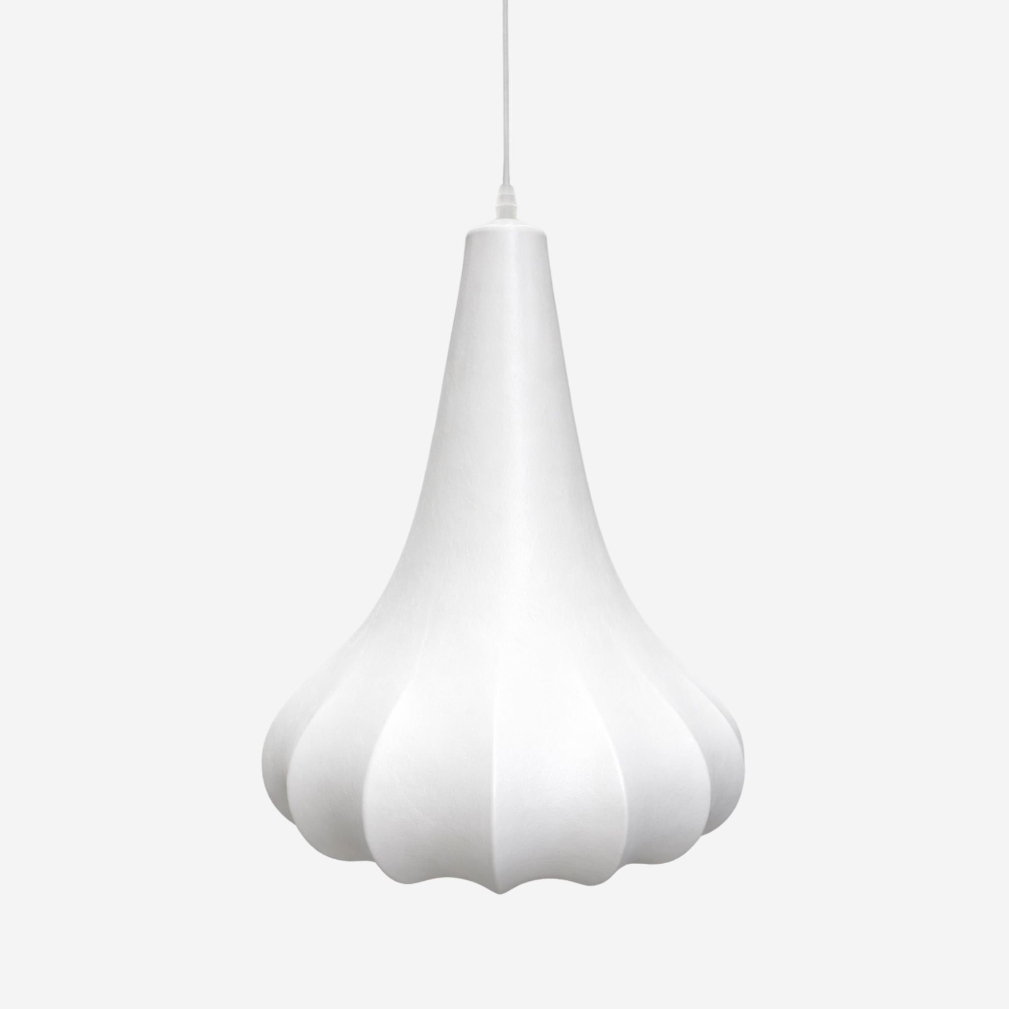 Bela Ceiling Lamp | Japandi Design, Ø35 cm White Cocoon