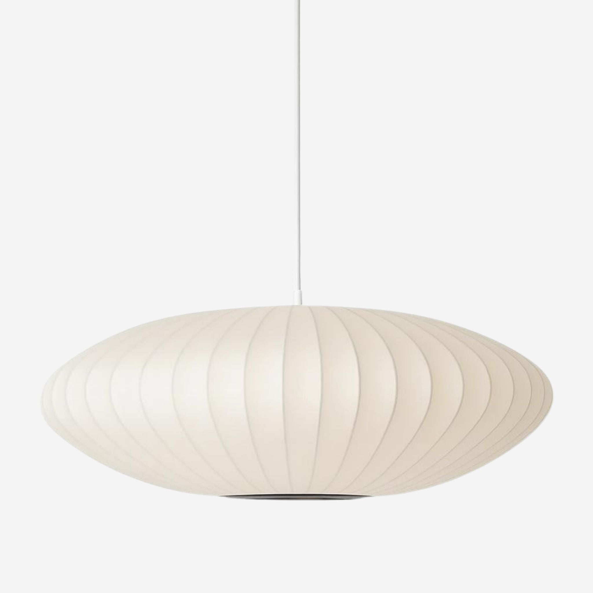 Bela Pendant Lamp | White Cocoon Material, Ø50 cm