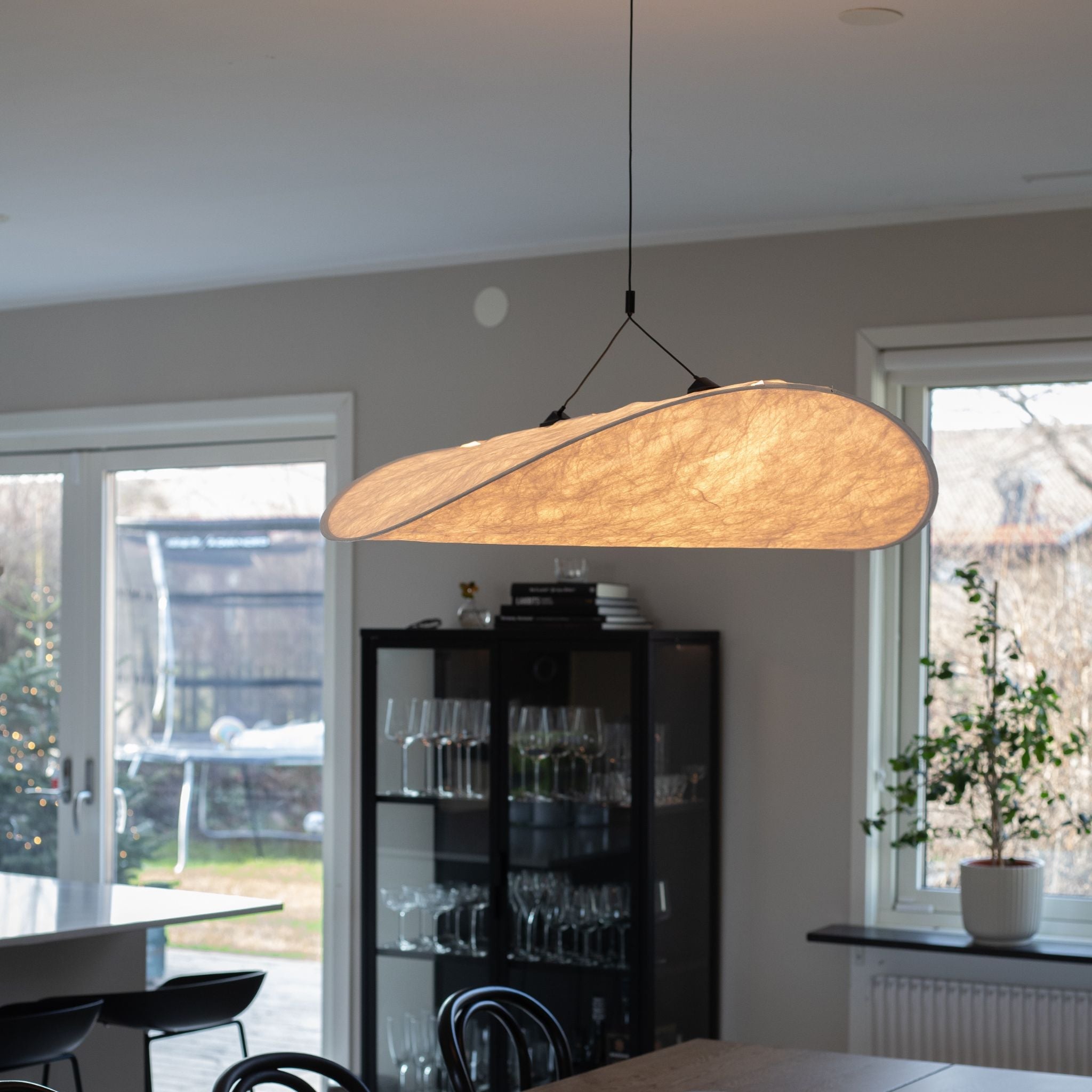 Soleil Ceiling Lamp | Cloud-Shaped Shade, Durable Tyvek Fabric