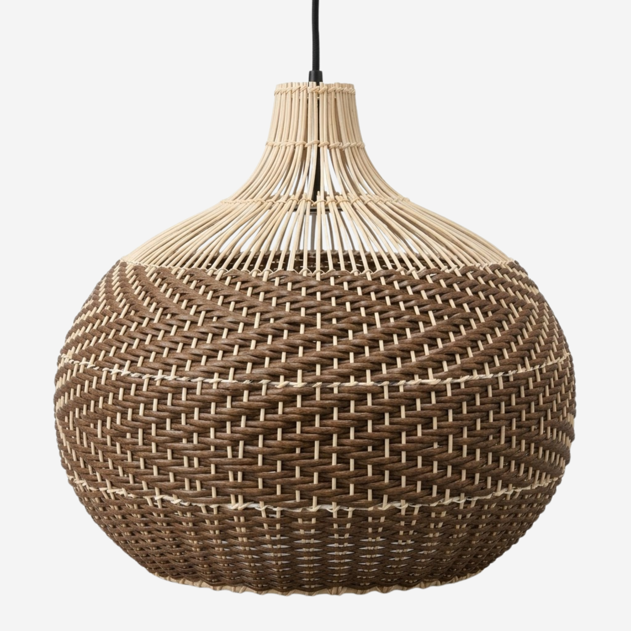 Sirocco Ceiling Lamp | Handwoven Rattan, Ø65 cm