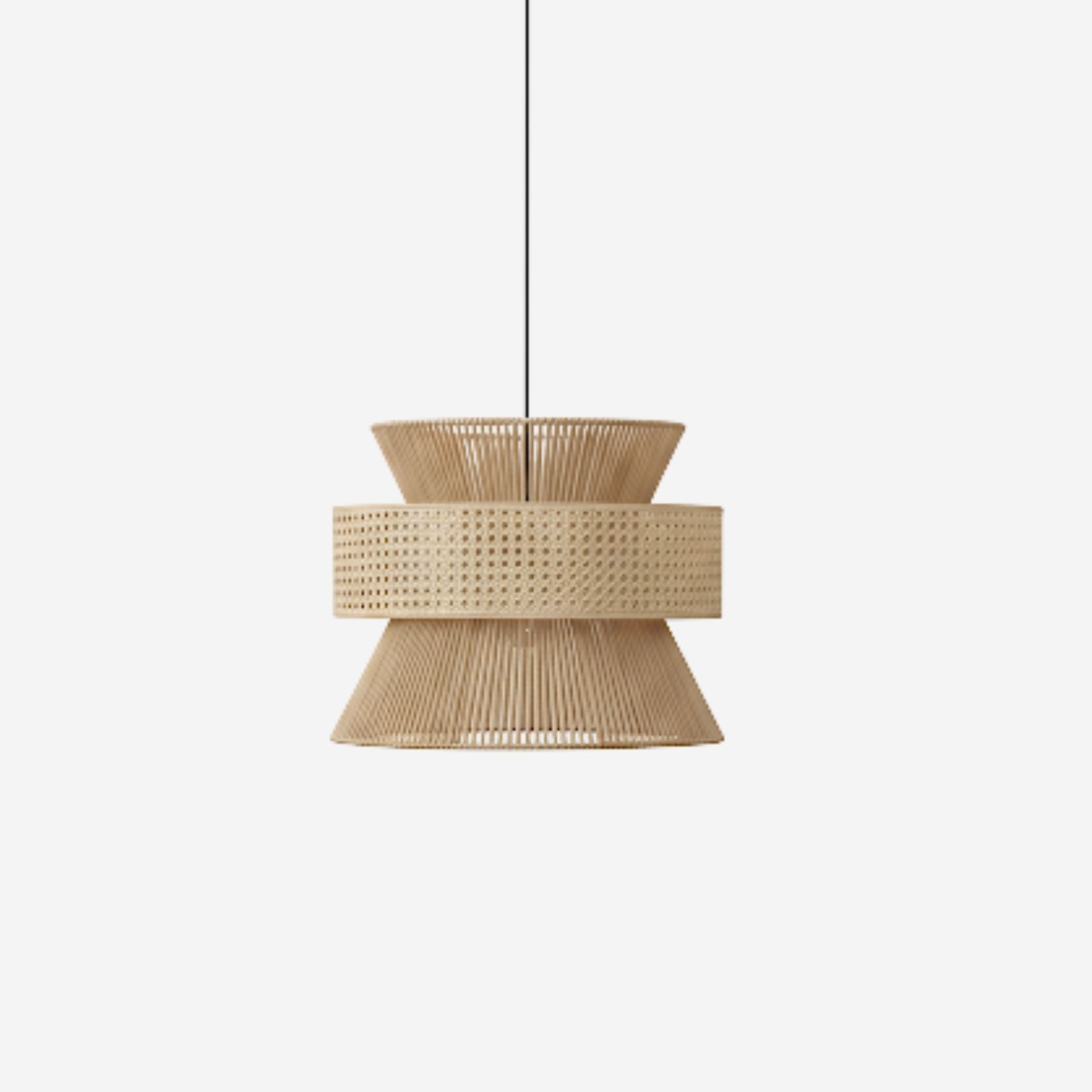 Belo Ceiling Lamp | Rattan & Bamboo, Adjustable Height