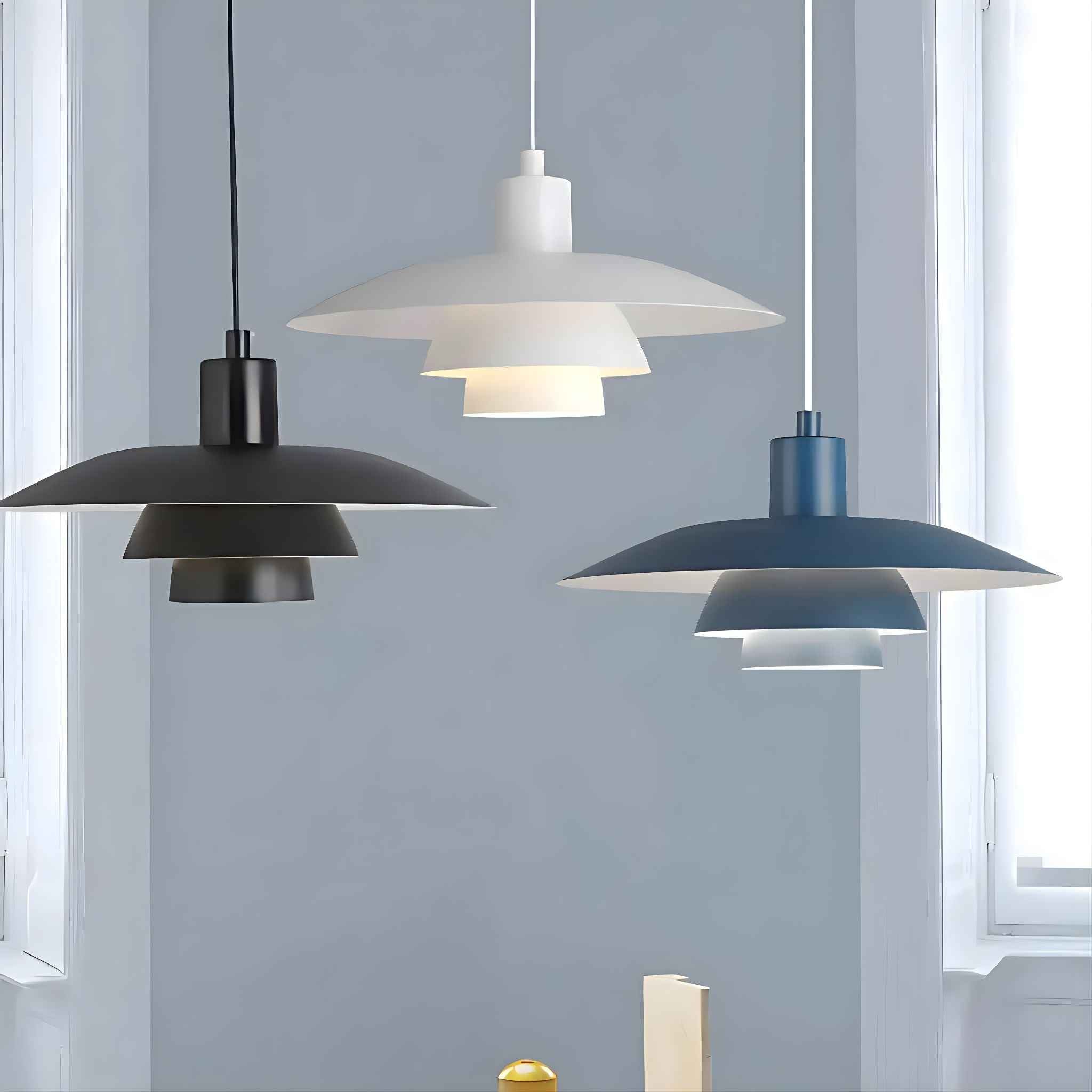 Brix Ufo Ceiling Lamp | Black, Ø37 cm - Danish Design Pendant