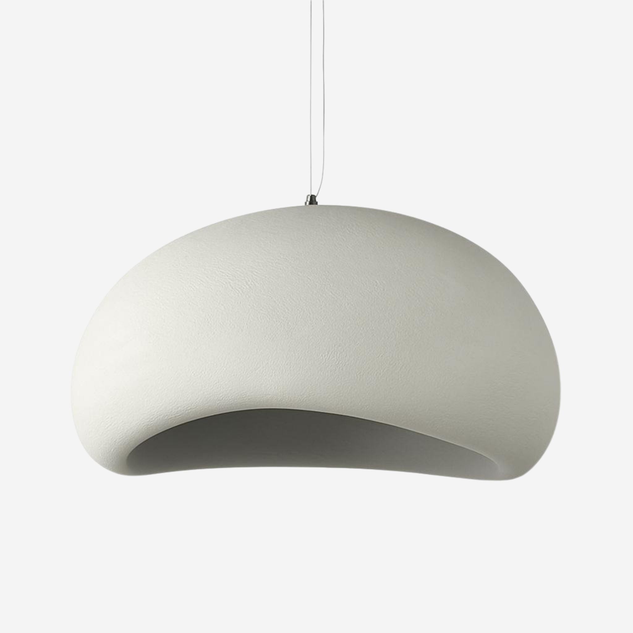 Bento Arch Ceiling Lamp | Sleek Japandi Design, Matte White Finish