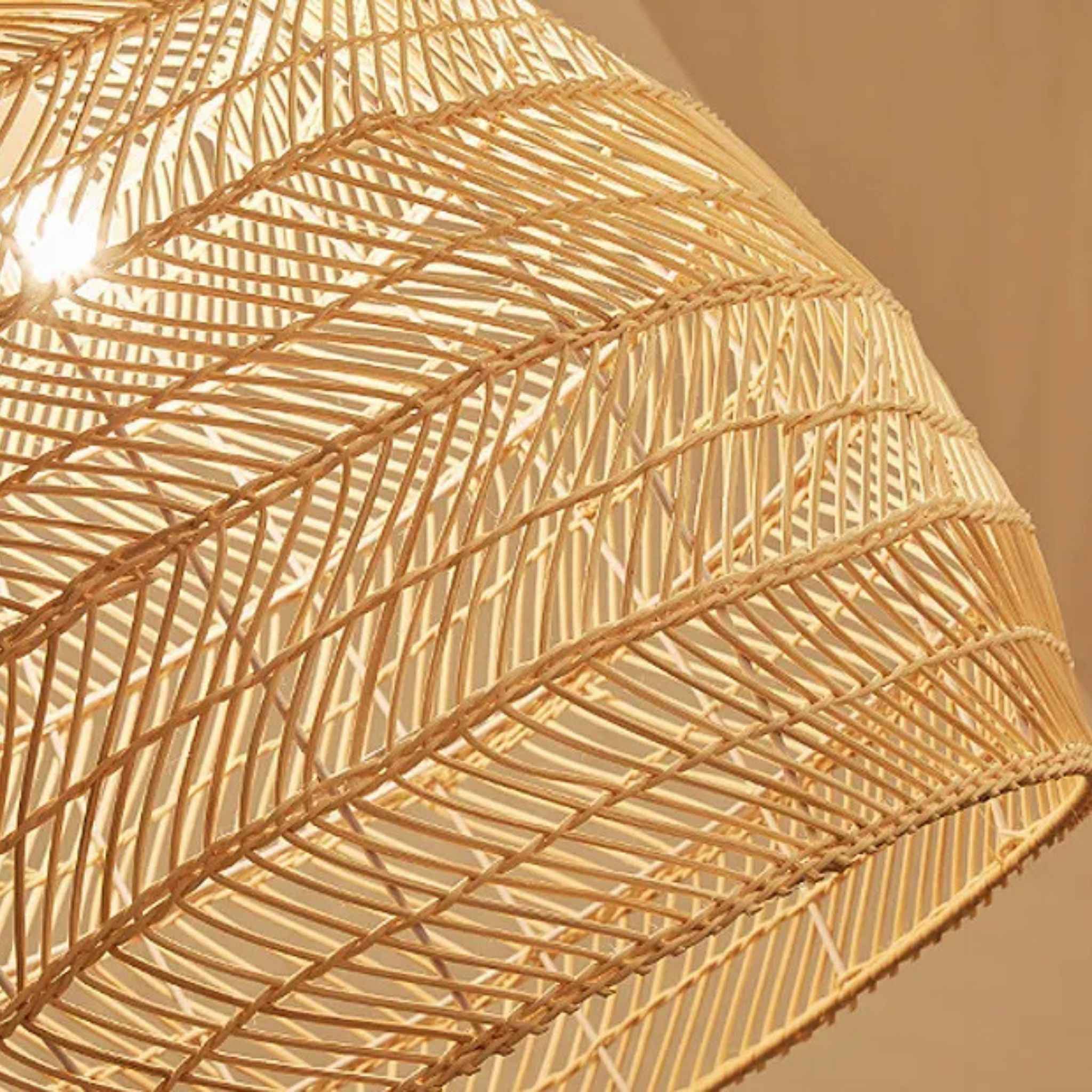 Breeza Ceiling Lamp | Ø50 cm, Hand-Woven Rattan Shade