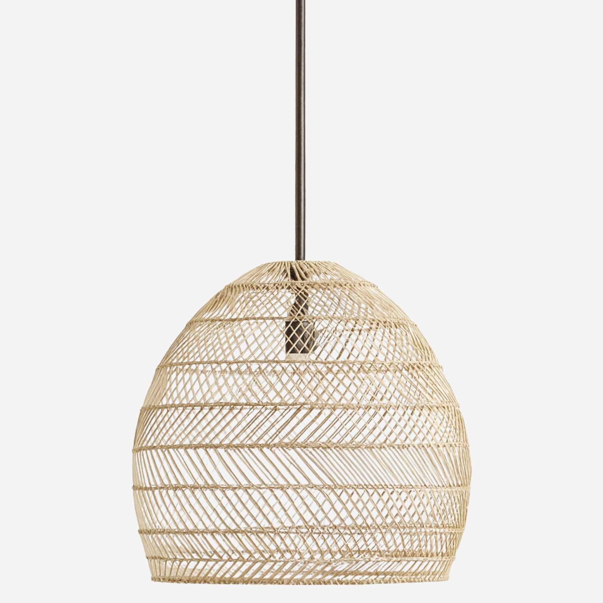 Breeza Ceiling Lamp | Ø50 cm, Hand-Woven Rattan Shade
