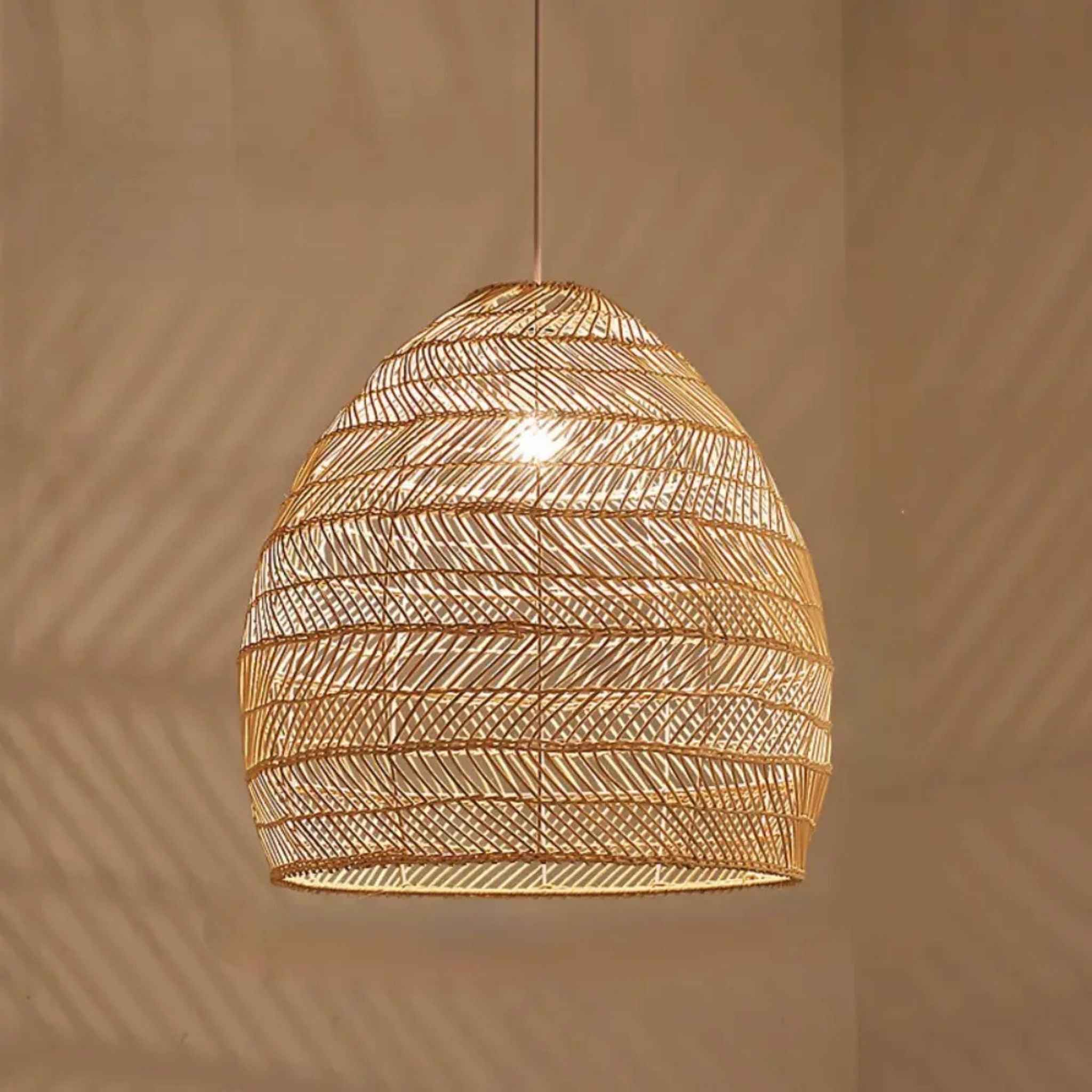 Breeza Ceiling Lamp | Ø50 cm, Hand-Woven Rattan Shade