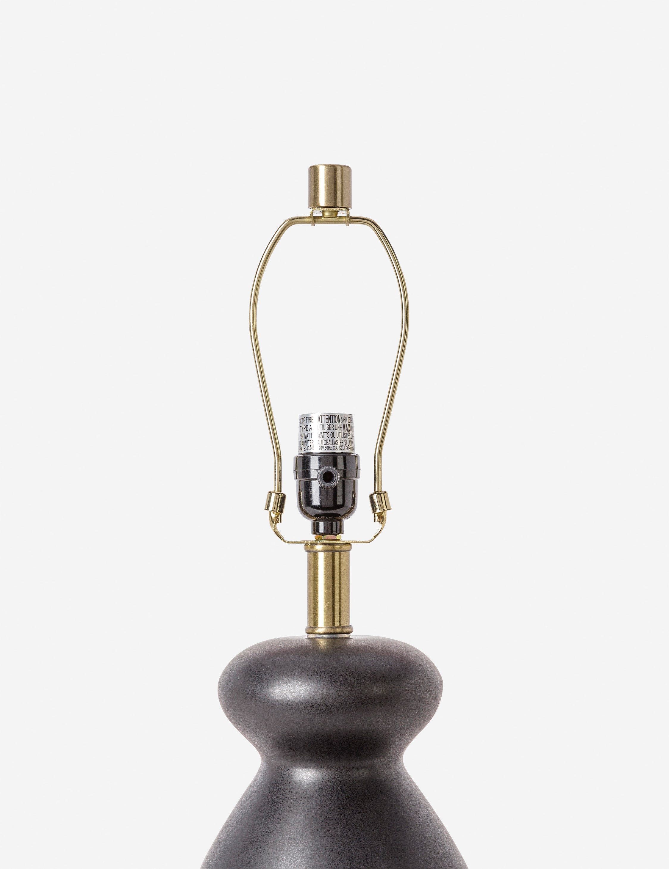Navi Table Lamp | Sculptural Body, Beige Linen Shade